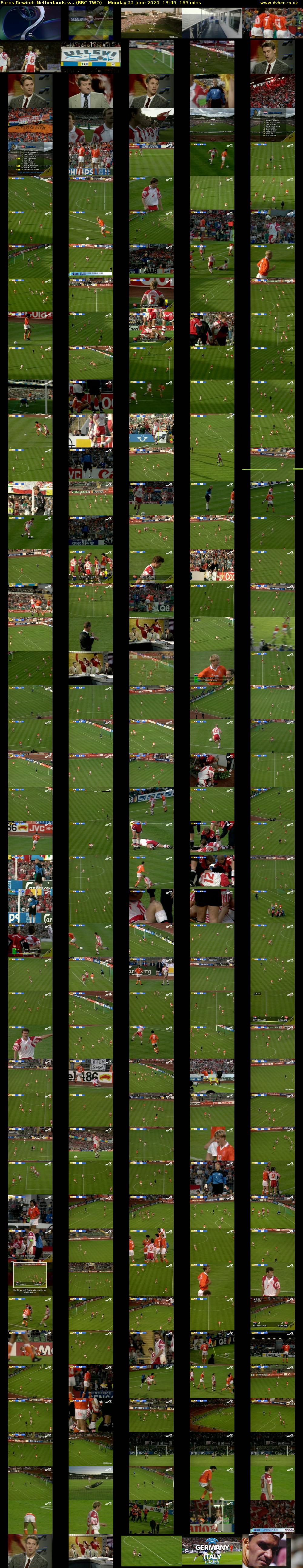 Euros Rewind: Netherlands v... (BBC TWO) Monday 22 June 2020 13:45 - 16:30