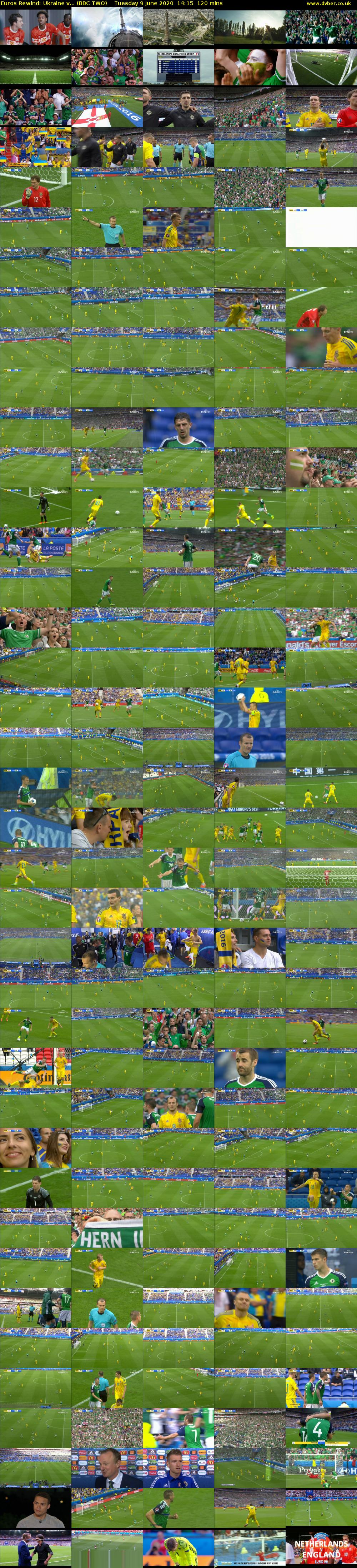 Euros Rewind: Ukraine v... (BBC TWO) Tuesday 9 June 2020 14:15 - 16:15