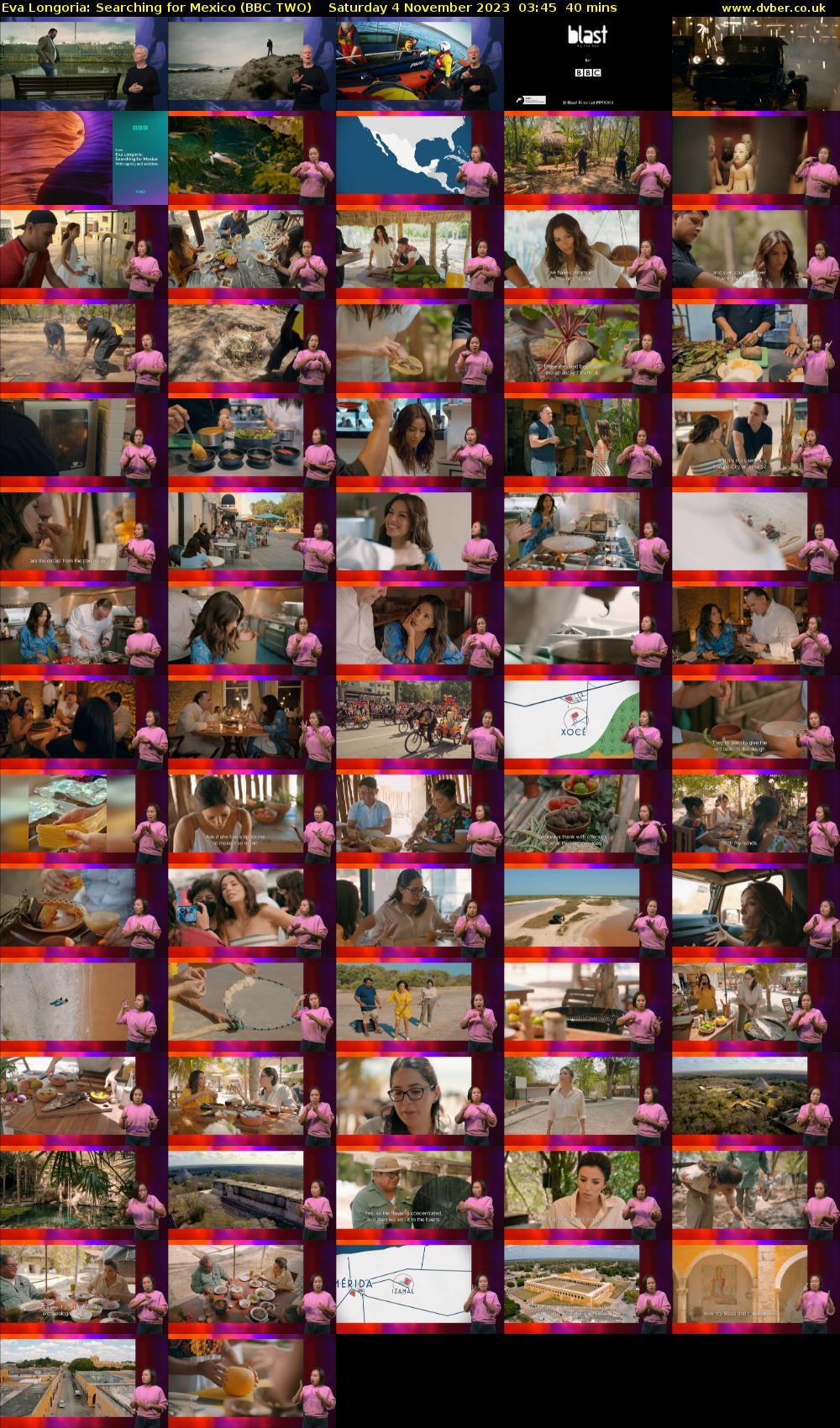 Eva Longoria: Searching for Mexico (BBC TWO) Saturday 4 November 2023 03:45 - 04:25