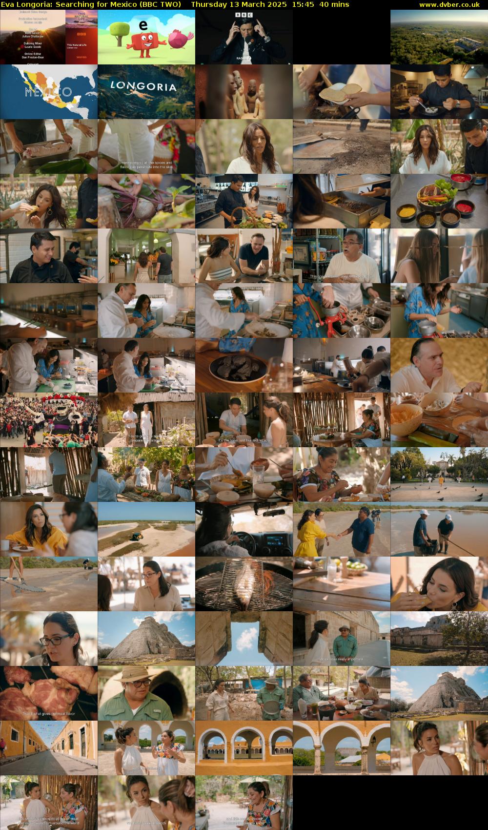 Eva Longoria: Searching for Mexico (BBC TWO) Thursday 13 March 2025 15:45 - 16:25