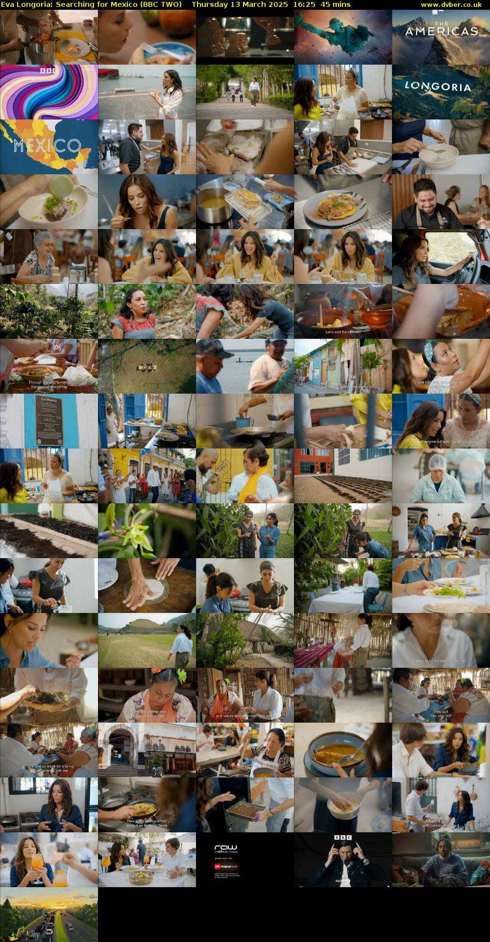 Eva Longoria: Searching for Mexico (BBC TWO) Thursday 13 March 2025 16:25 - 17:10