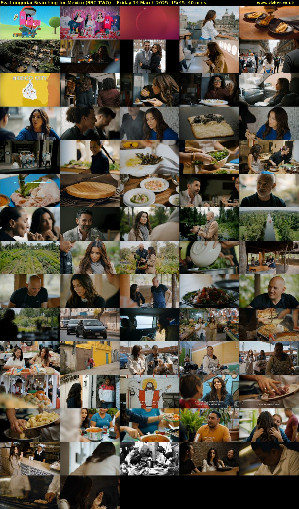 Eva Longoria: Searching for Mexico (BBC TWO) Friday 14 March 2025 15:45 - 16:25