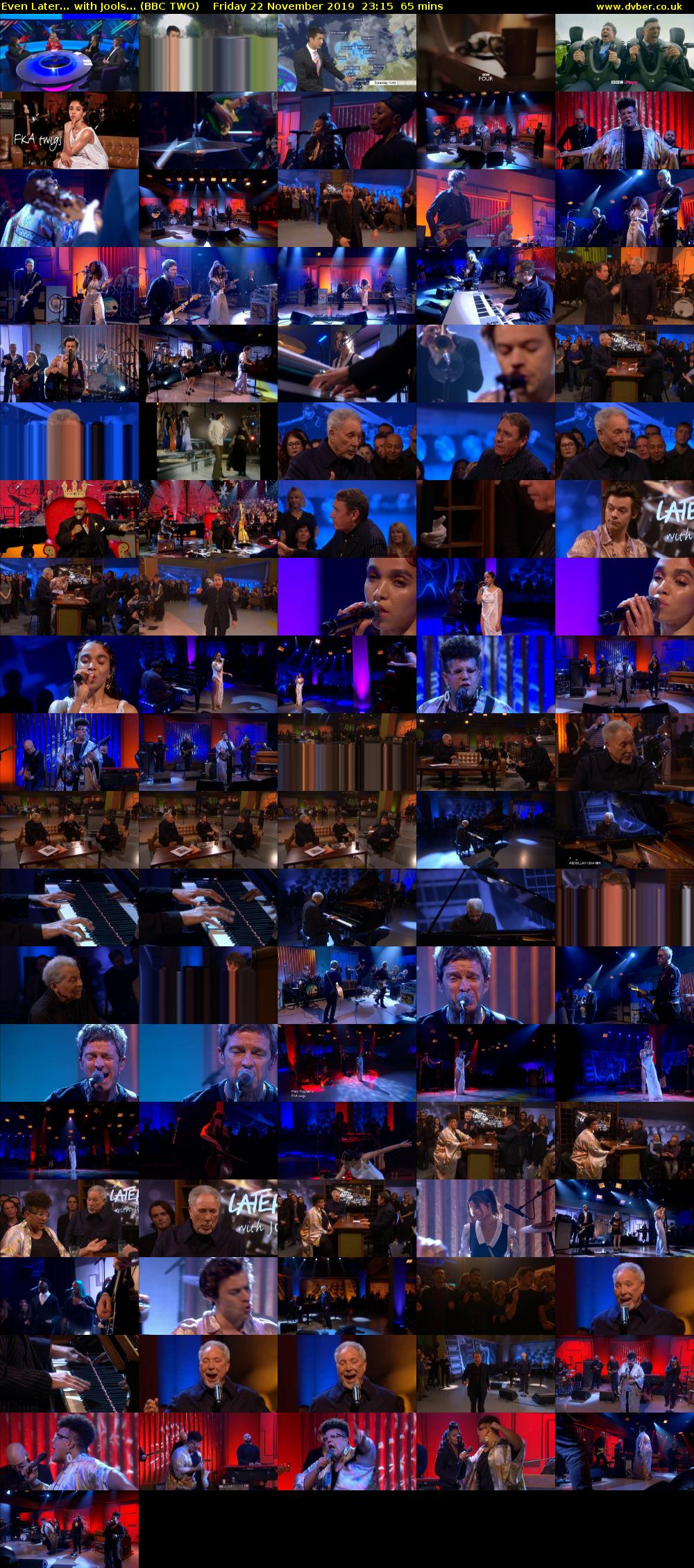 Even Later... with Jools... (BBC TWO) Friday 22 November 2019 23:15 - 00:20