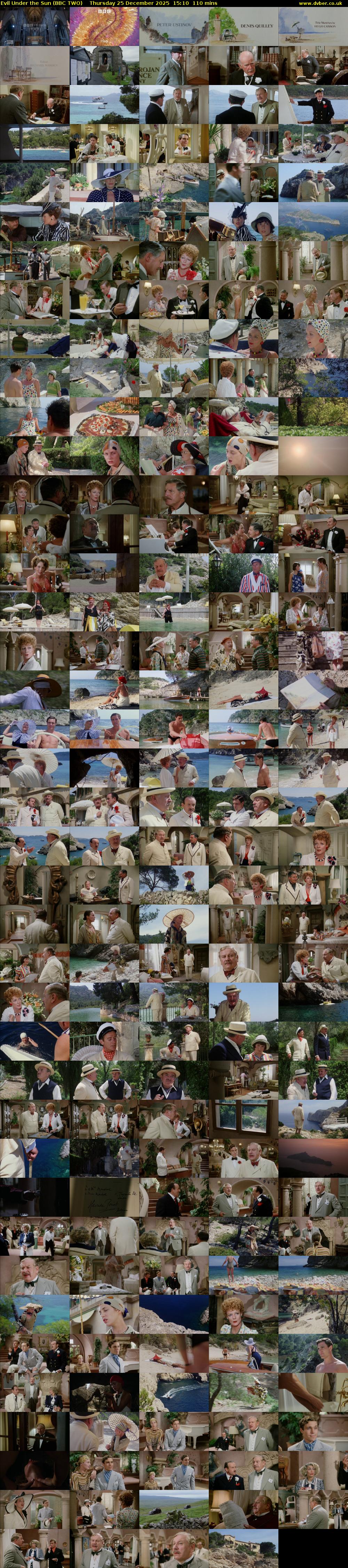 Evil under the Sun (BBC TWO) Thursday 25 December 2025 15:10 - 17:00