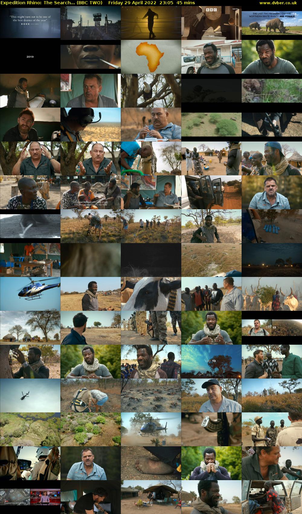 Expedition Rhino: The Search... (BBC TWO) Friday 29 April 2022 23:05 - 23:50