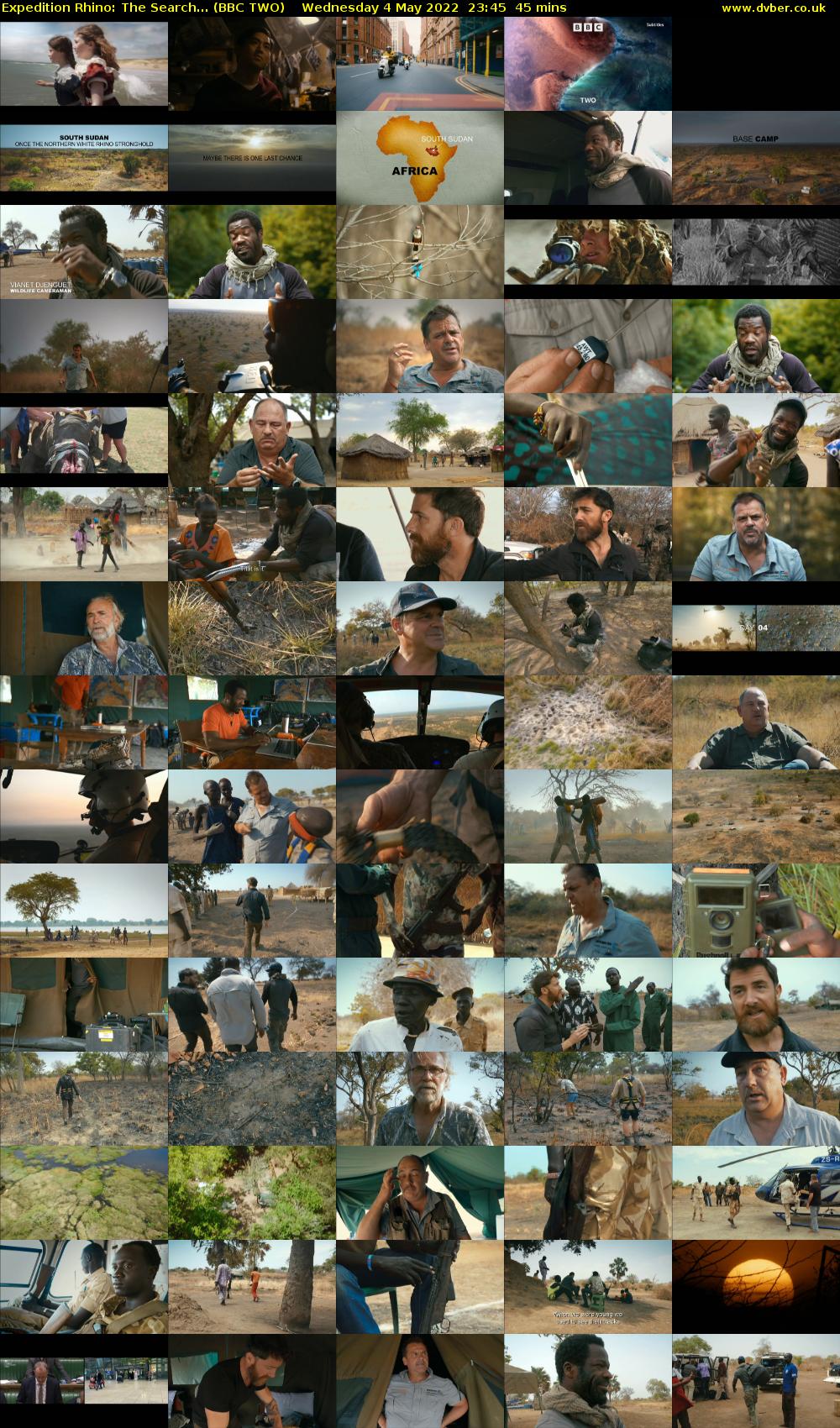 Expedition Rhino: The Search... (BBC TWO) Wednesday 4 May 2022 23:45 - 00:30