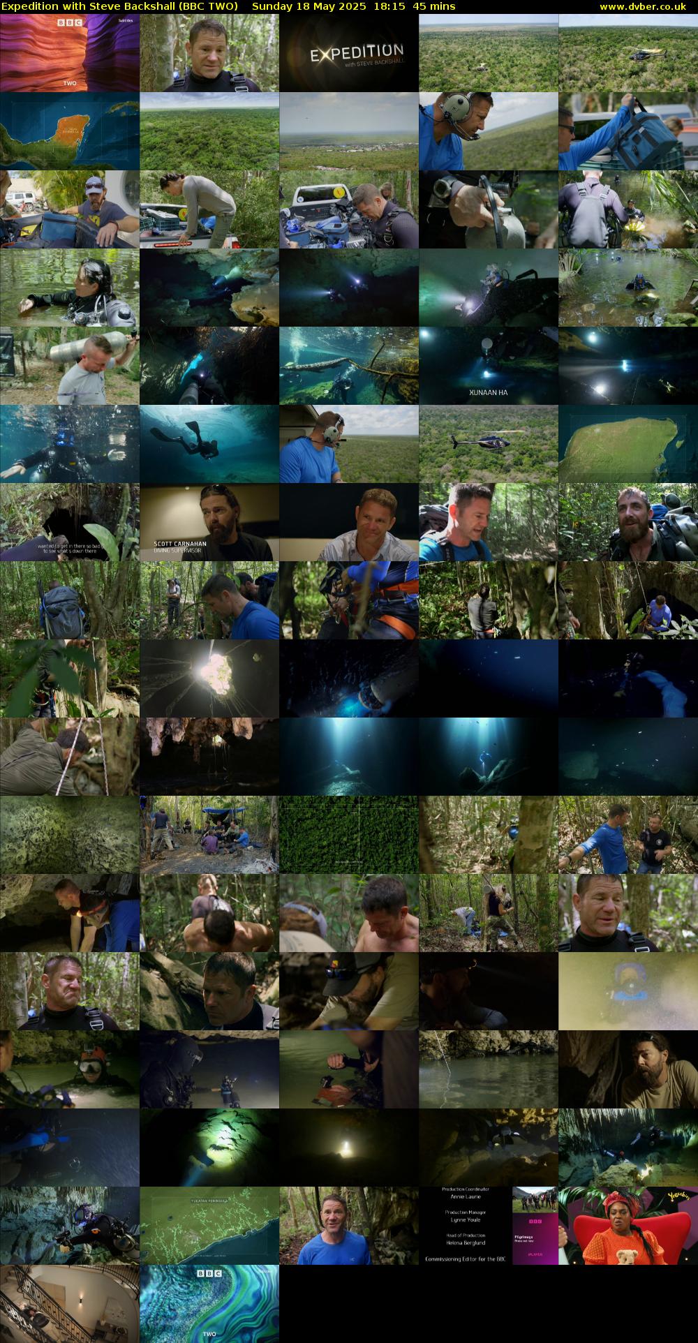 Expedition with Steve Backshall (BBC TWO) Sunday 18 May 2025 18:15 - 19:00