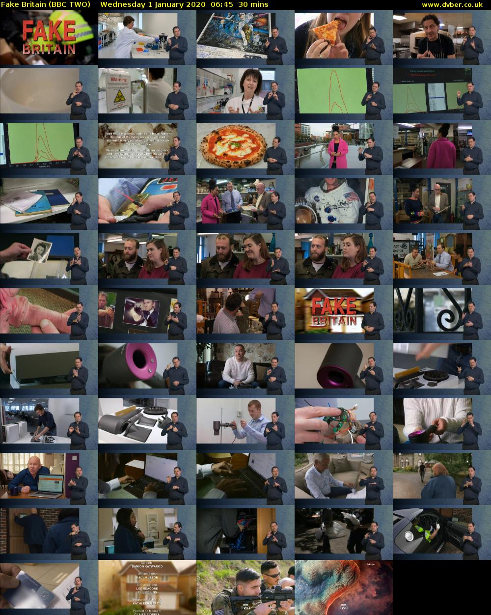 Fake Britain (BBC TWO) Wednesday 1 January 2020 06:45 - 07:15