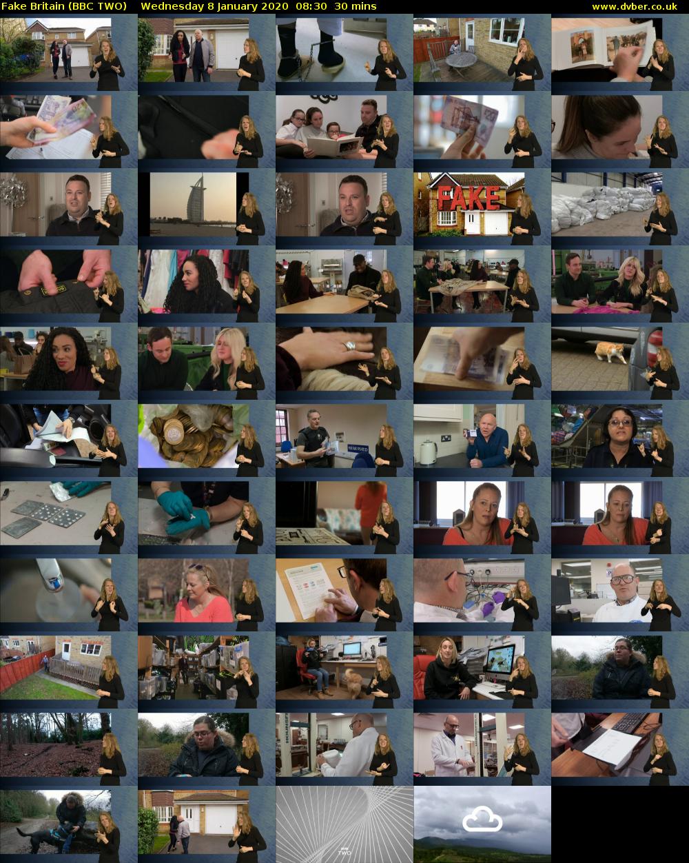 Fake Britain (BBC TWO) Wednesday 8 January 2020 08:30 - 09:00