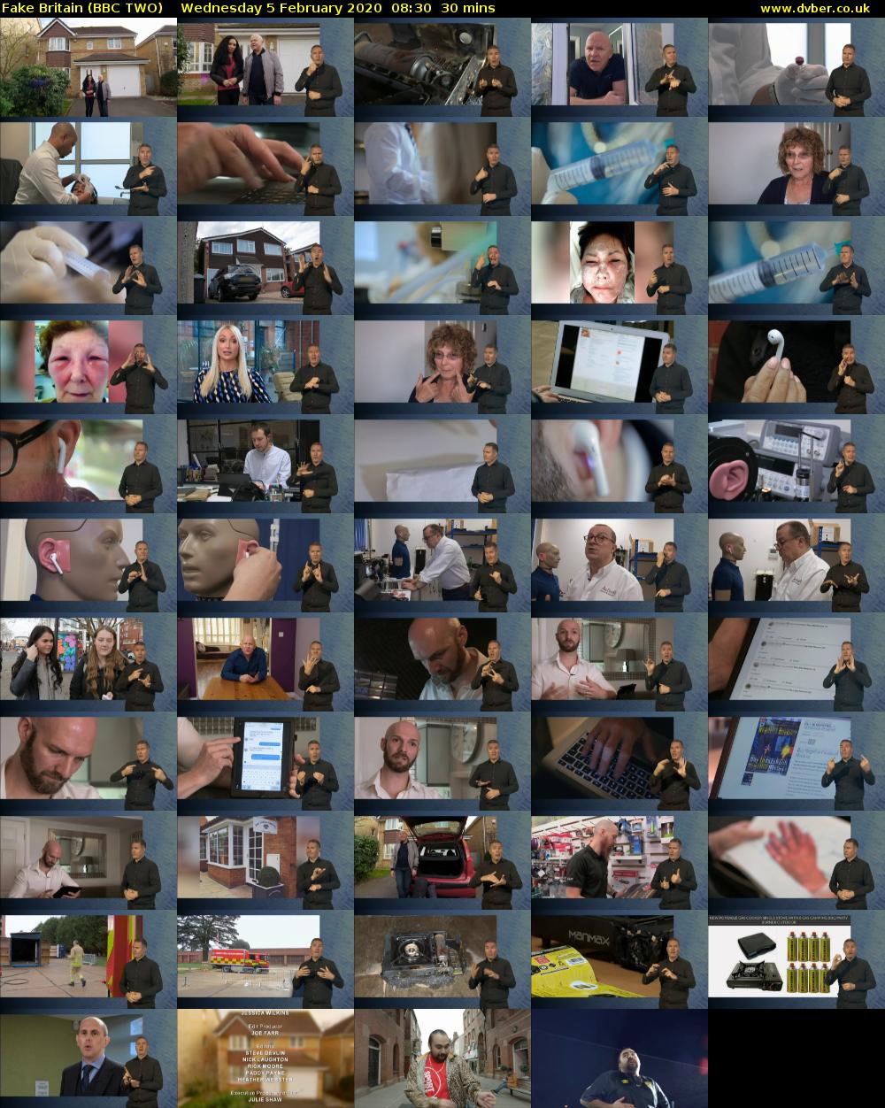 Fake Britain (BBC TWO) Wednesday 5 February 2020 08:30 - 09:00