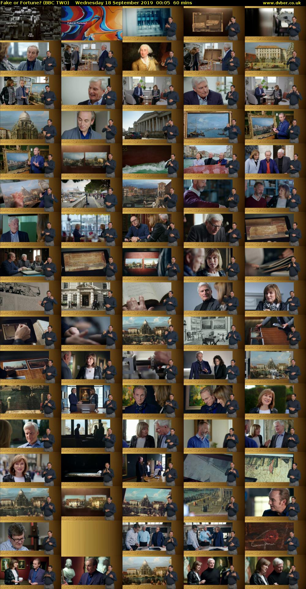 Fake or Fortune? (BBC TWO) Wednesday 18 September 2019 00:05 - 01:05