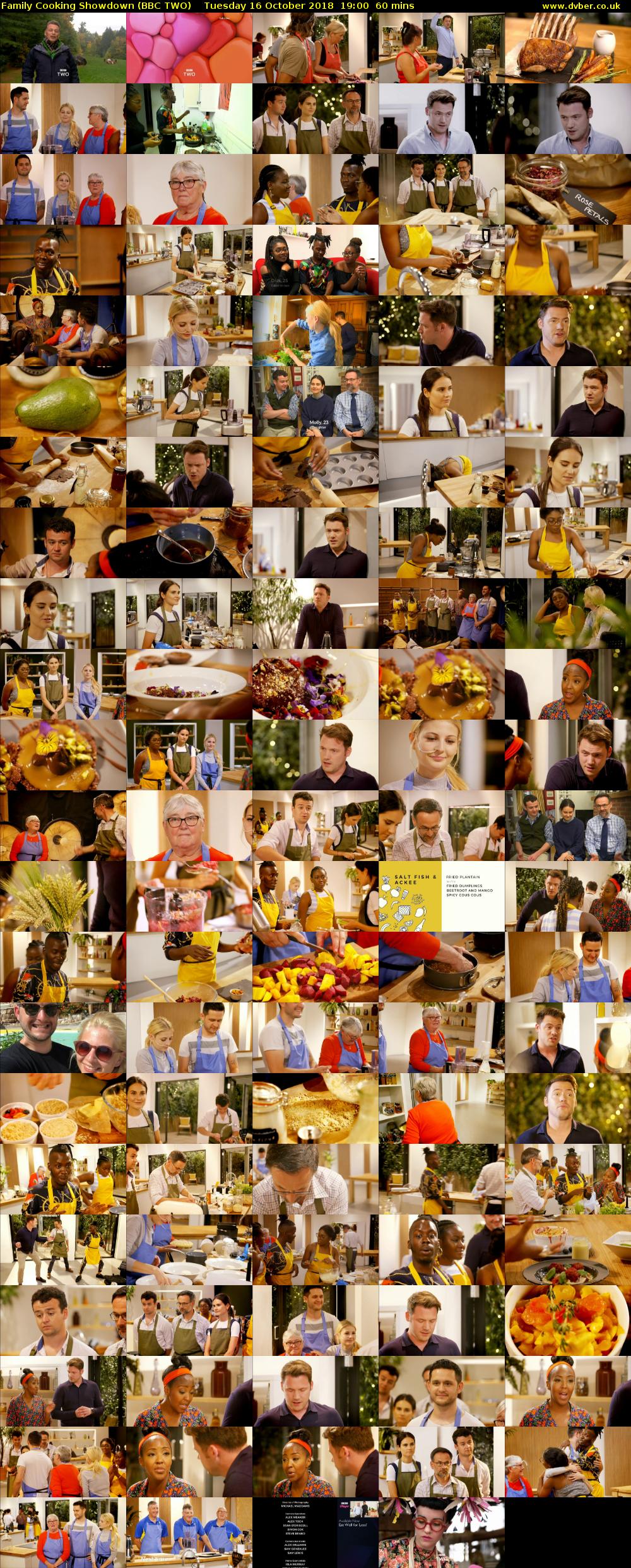 Family Cooking Showdown (BBC TWO) Tuesday 16 October 2018 19:00 - 20:00