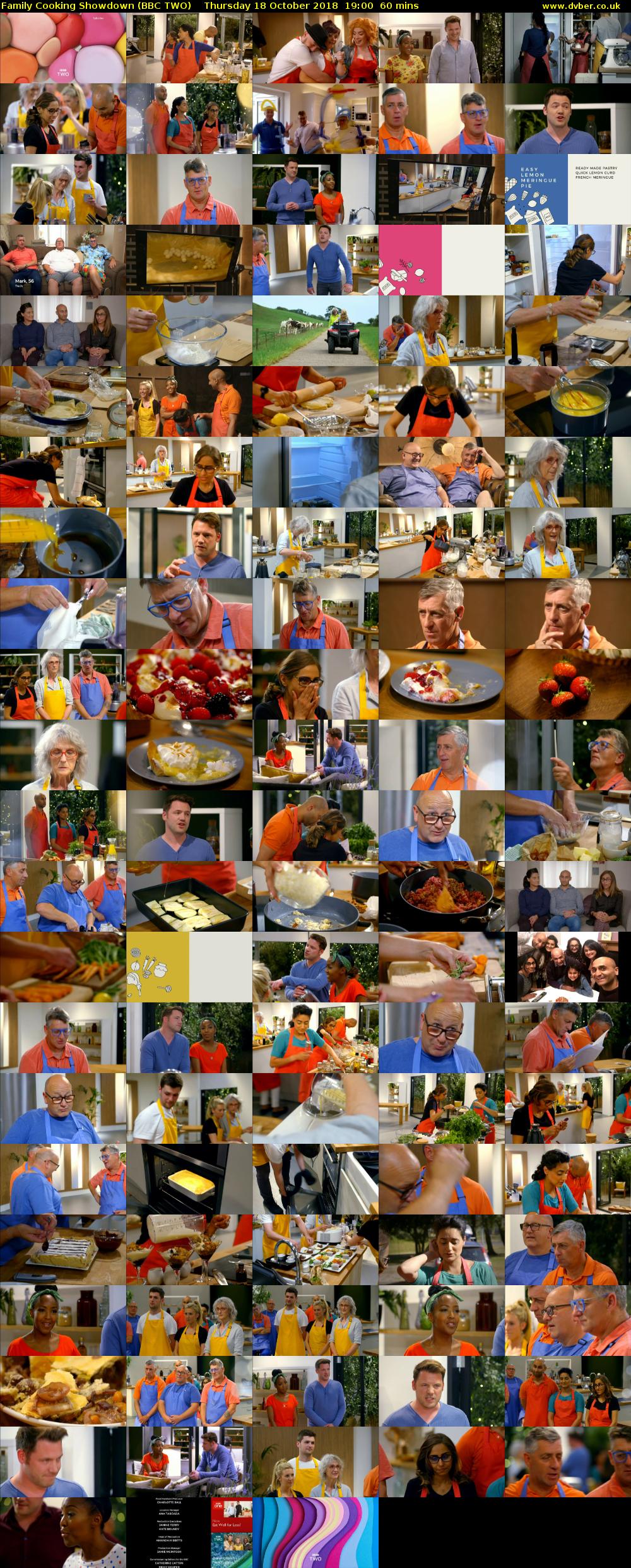 Family Cooking Showdown (BBC TWO) Thursday 18 October 2018 19:00 - 20:00