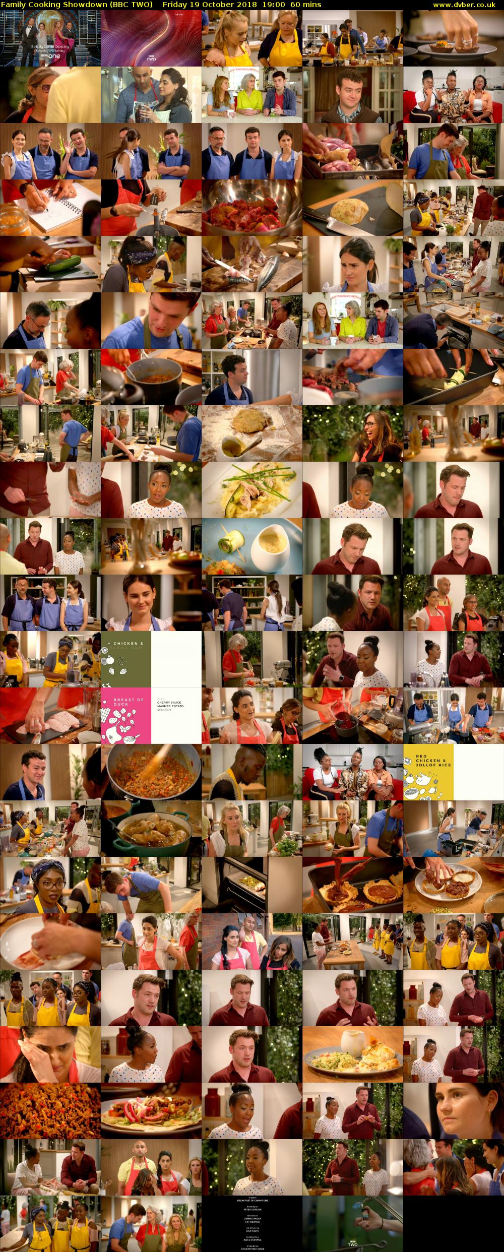 Family Cooking Showdown (BBC TWO) Friday 19 October 2018 19:00 - 20:00