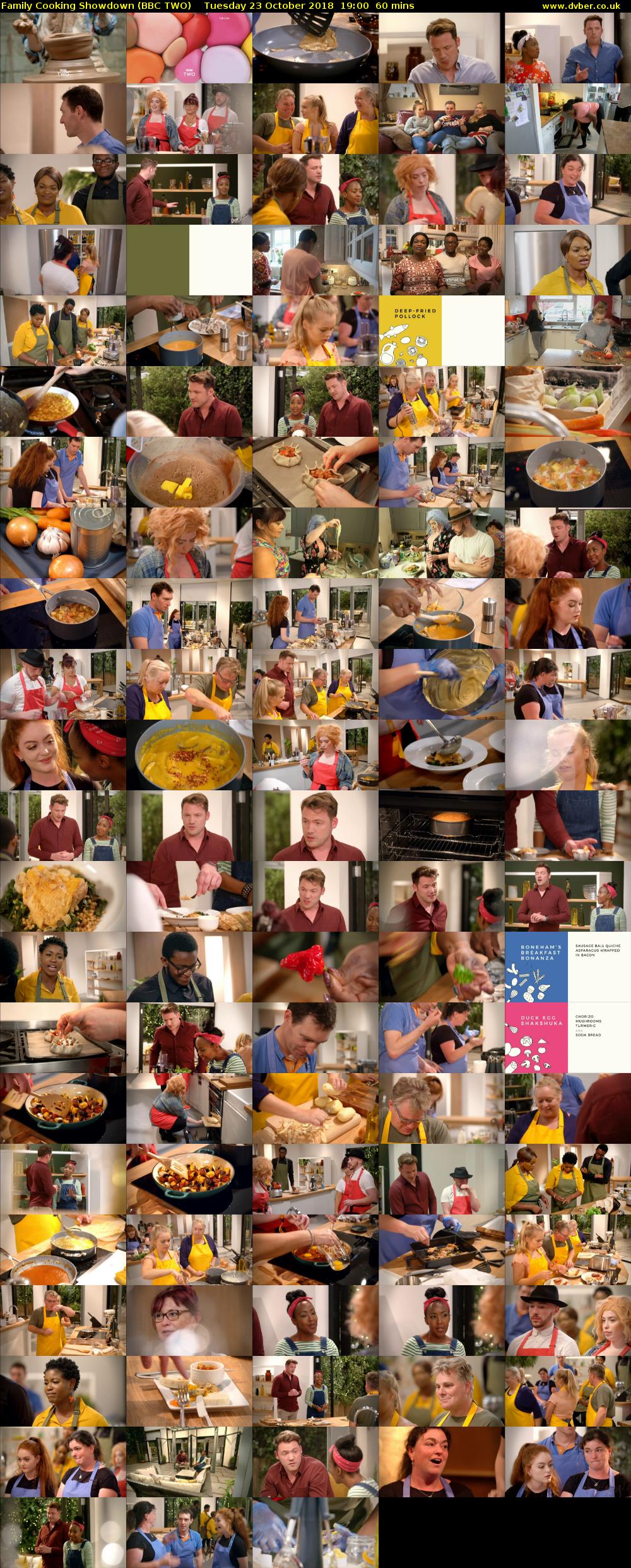 Family Cooking Showdown (BBC TWO) Tuesday 23 October 2018 19:00 - 20:00