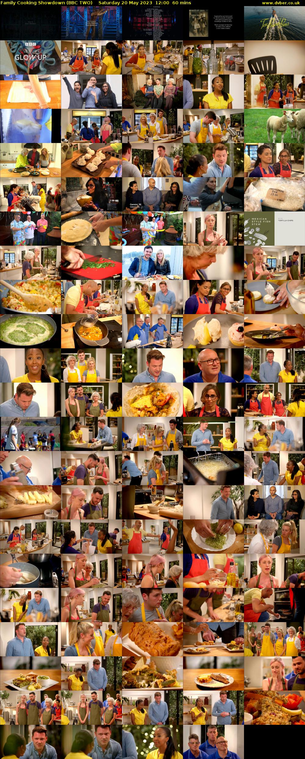 Family Cooking Showdown (BBC TWO) Saturday 20 May 2023 12:00 - 13:00