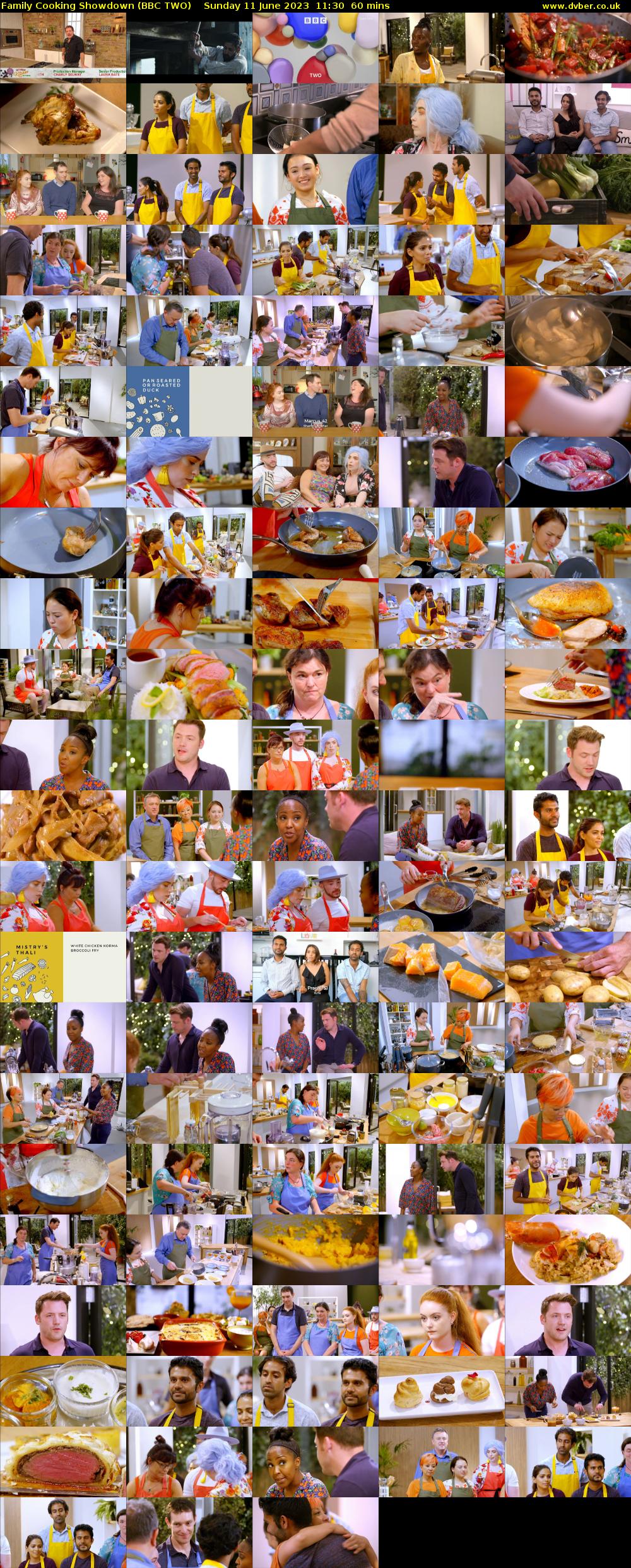 Family Cooking Showdown (BBC TWO) Sunday 11 June 2023 11:30 - 12:30