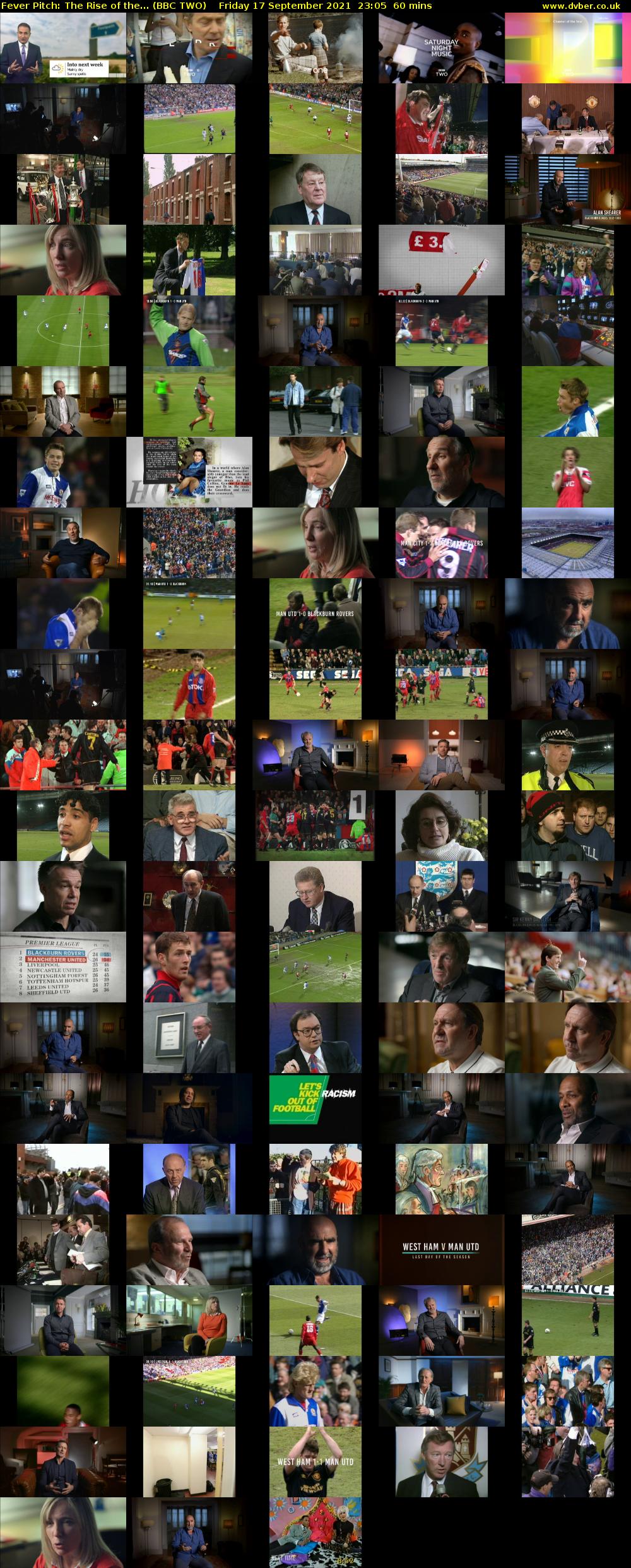 Fever Pitch: The Rise of the... (BBC TWO) Friday 17 September 2021 23:05 - 00:05