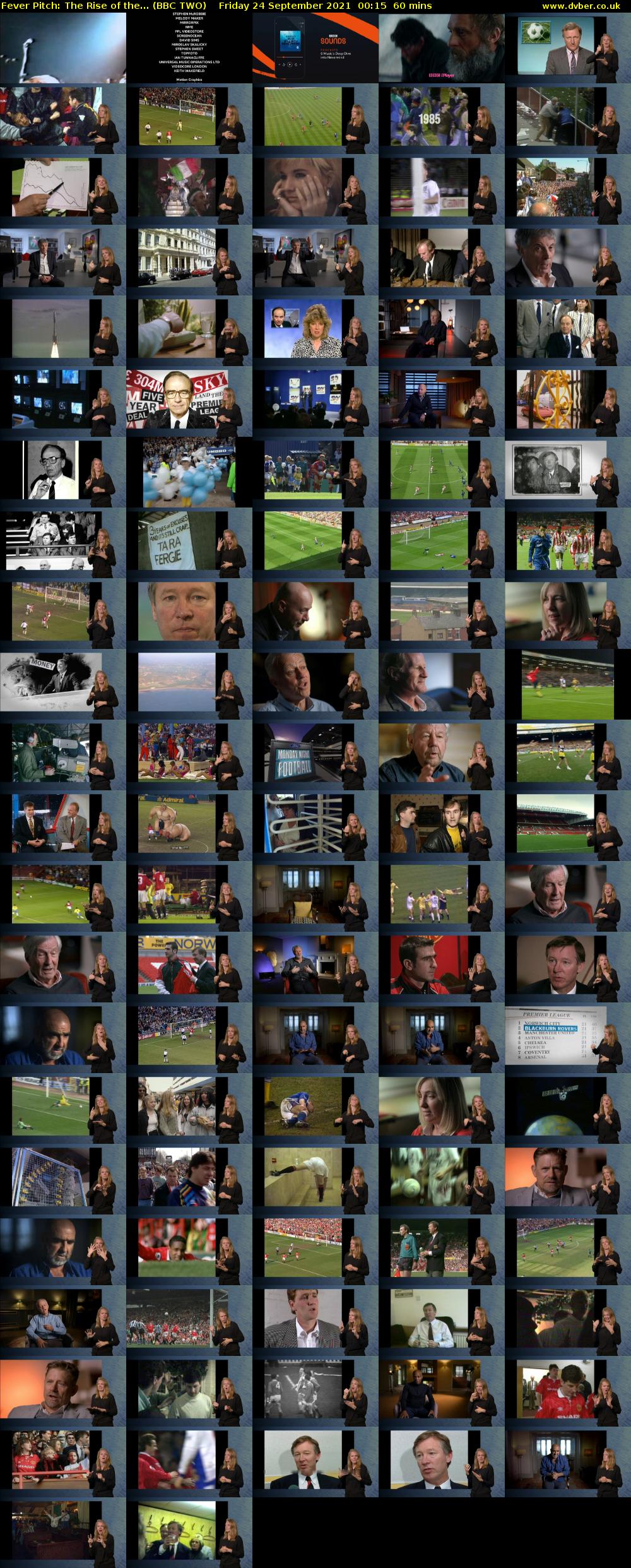 Fever Pitch: The Rise of the... (BBC TWO) Friday 24 September 2021 00:15 - 01:15