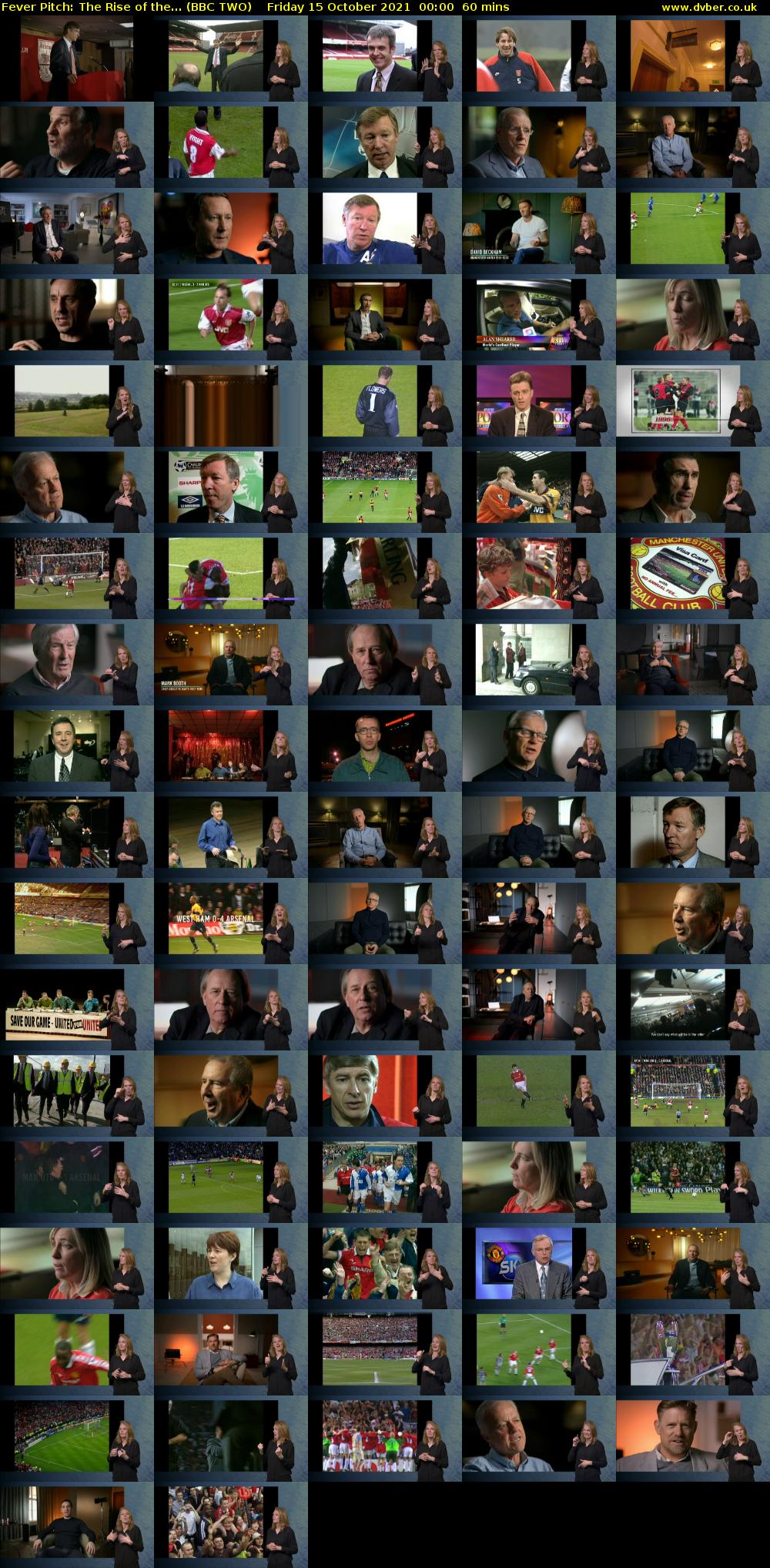 Fever Pitch: The Rise of the... (BBC TWO) Friday 15 October 2021 00:00 - 01:00