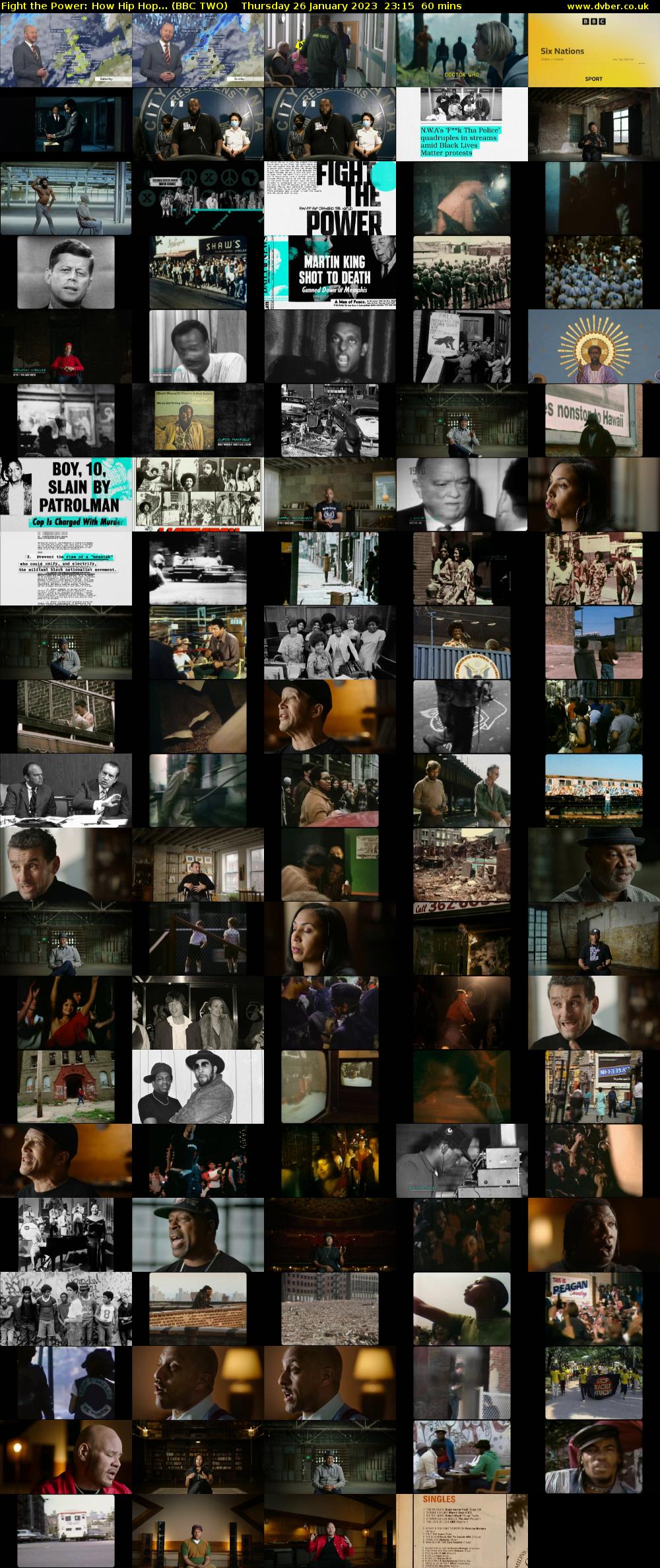 Fight the Power: How Hip Hop... (BBC TWO) Thursday 26 January 2023 23:15 - 00:15
