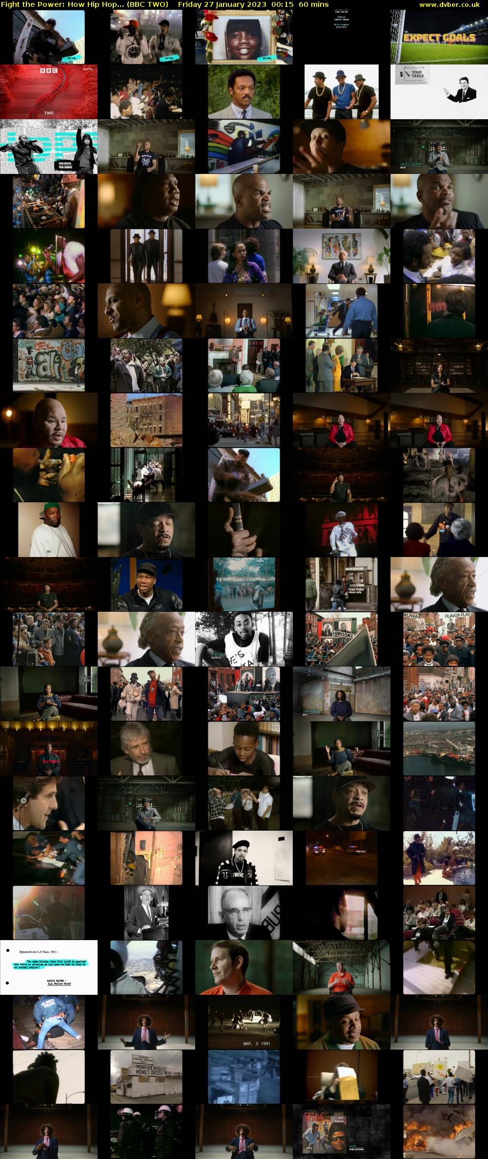 Fight the Power: How Hip Hop... (BBC TWO) Friday 27 January 2023 00:15 - 01:15