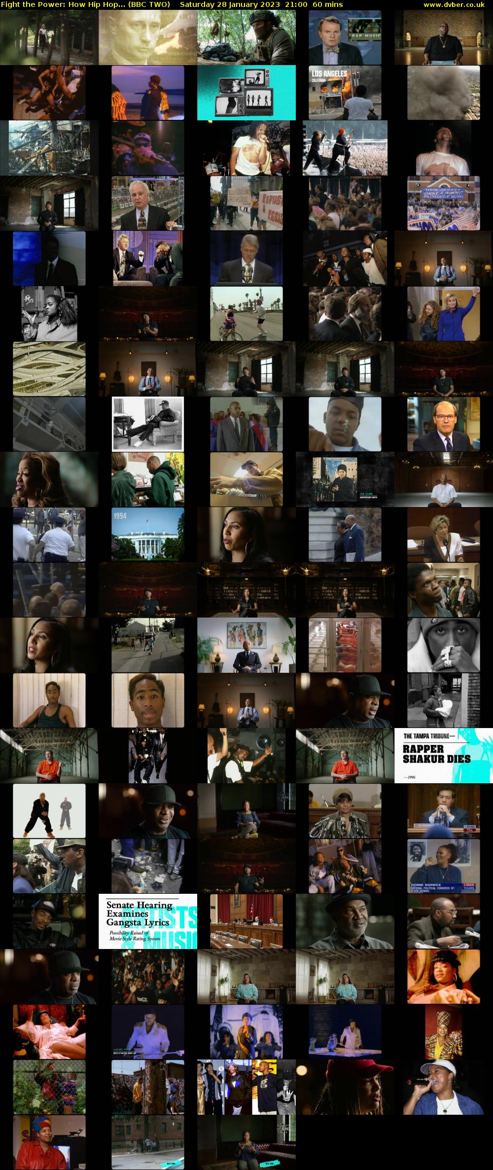 Fight the Power: How Hip Hop... (BBC TWO) Saturday 28 January 2023 21:00 - 22:00