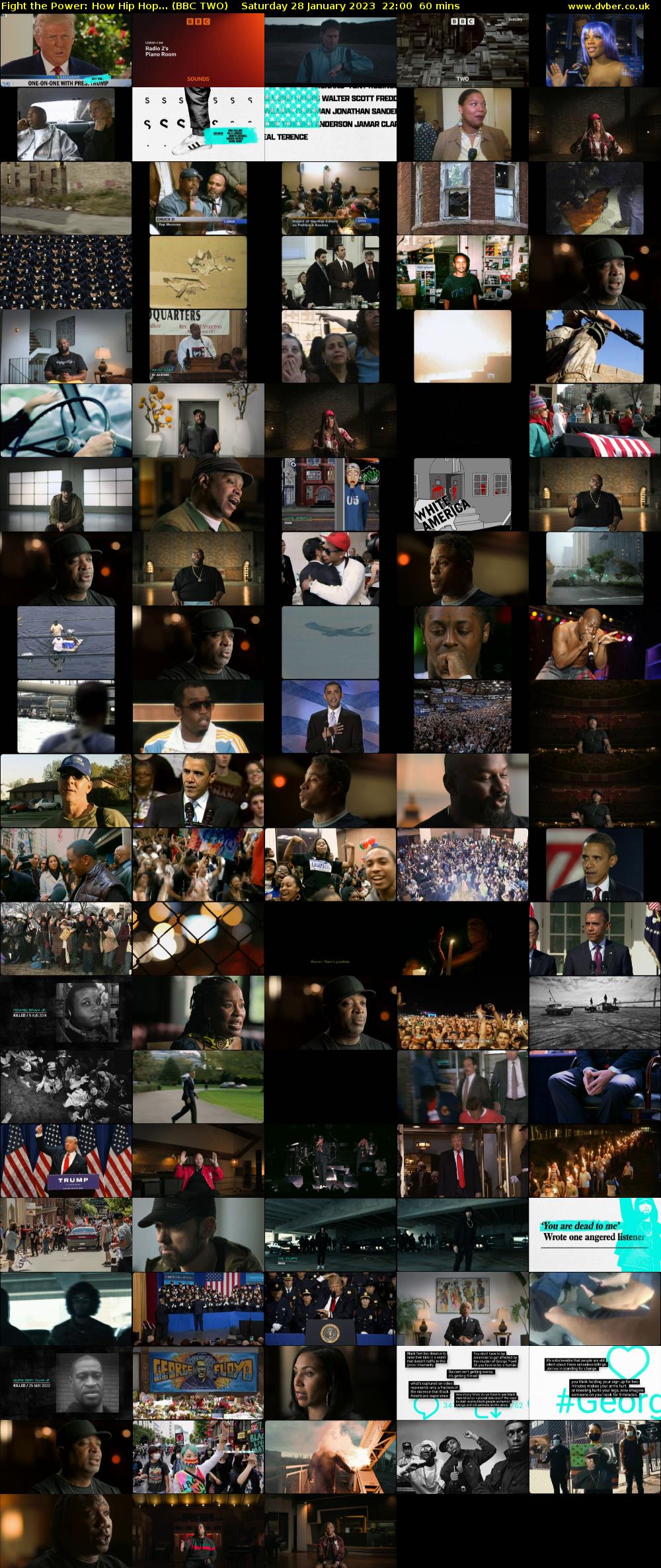 Fight the Power: How Hip Hop... (BBC TWO) Saturday 28 January 2023 22:00 - 23:00