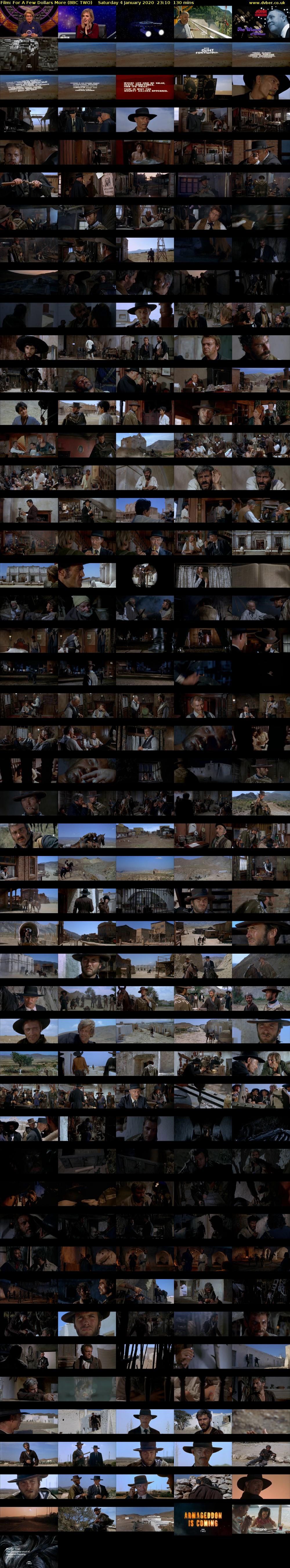 Film: For A Few Dollars More (BBC TWO) Saturday 4 January 2020 23:10 - 01:20