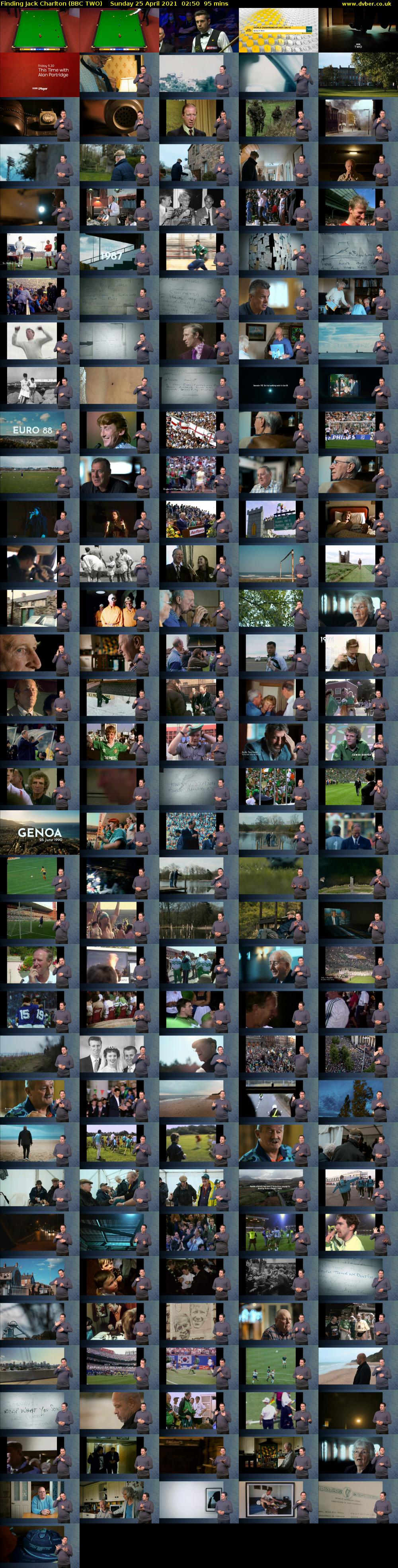 Finding Jack Charlton (BBC TWO) Sunday 25 April 2021 02:50 - 04:25