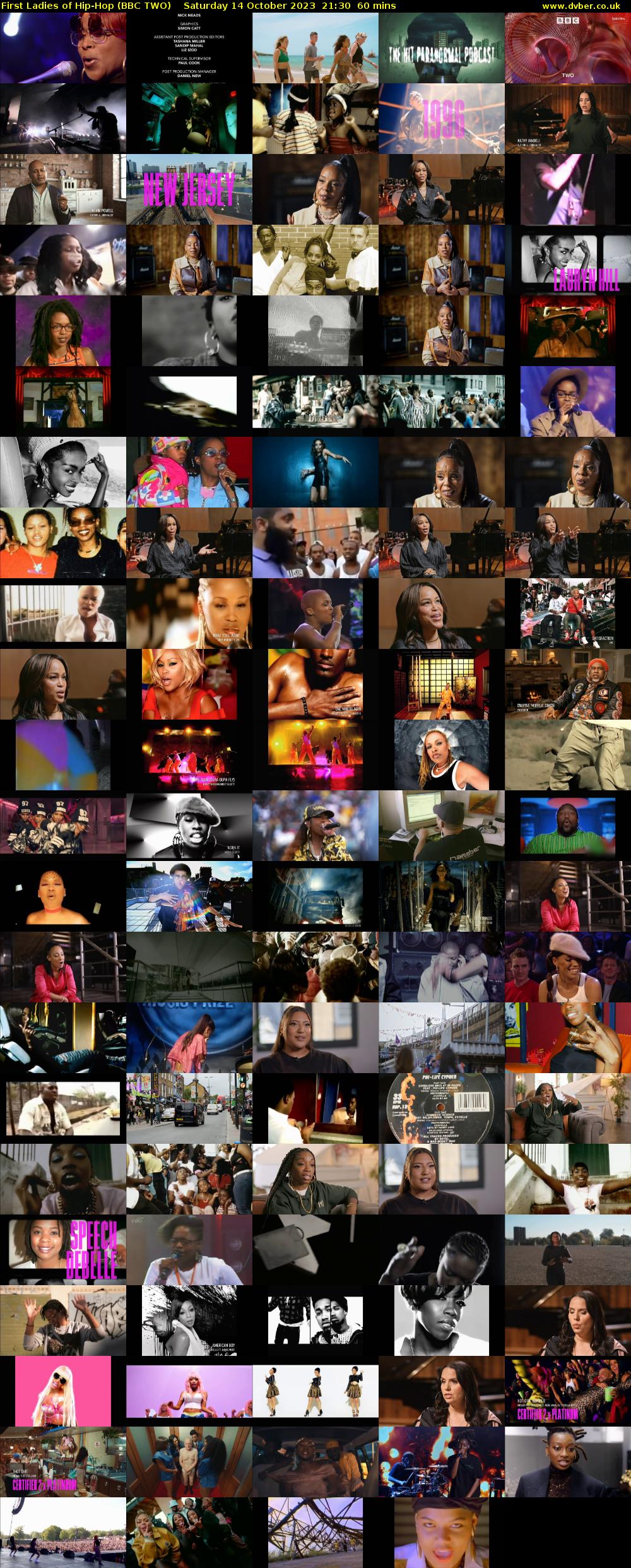 First Ladies of Hip-Hop (BBC TWO) Saturday 14 October 2023 21:30 - 22:30