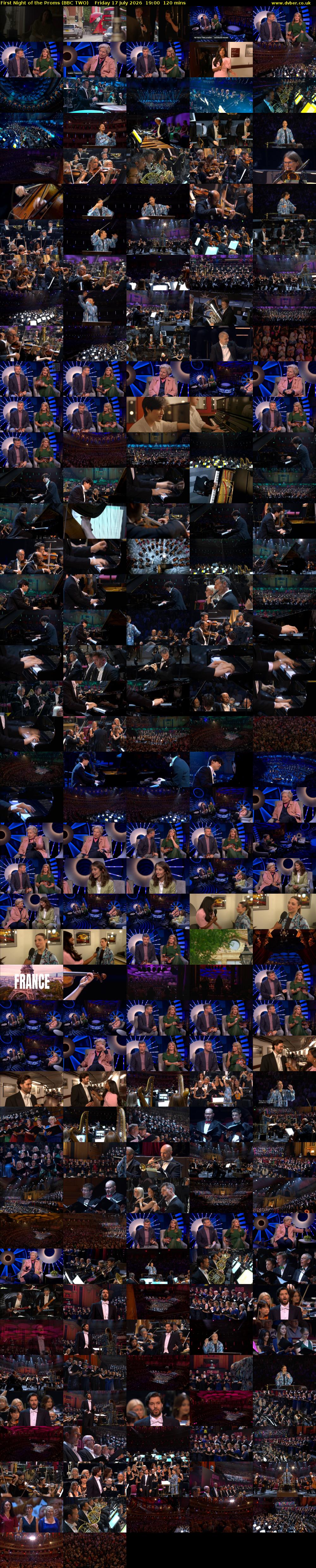 First Night of the Proms (BBC TWO) Friday 17 July 2026 19:00 - 21:00