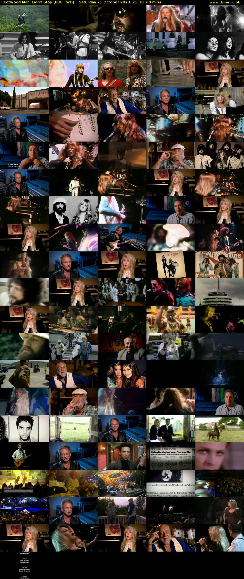 Fleetwood Mac: Don't Stop (BBC TWO) Saturday 21 October 2023 21:30 - 22:30