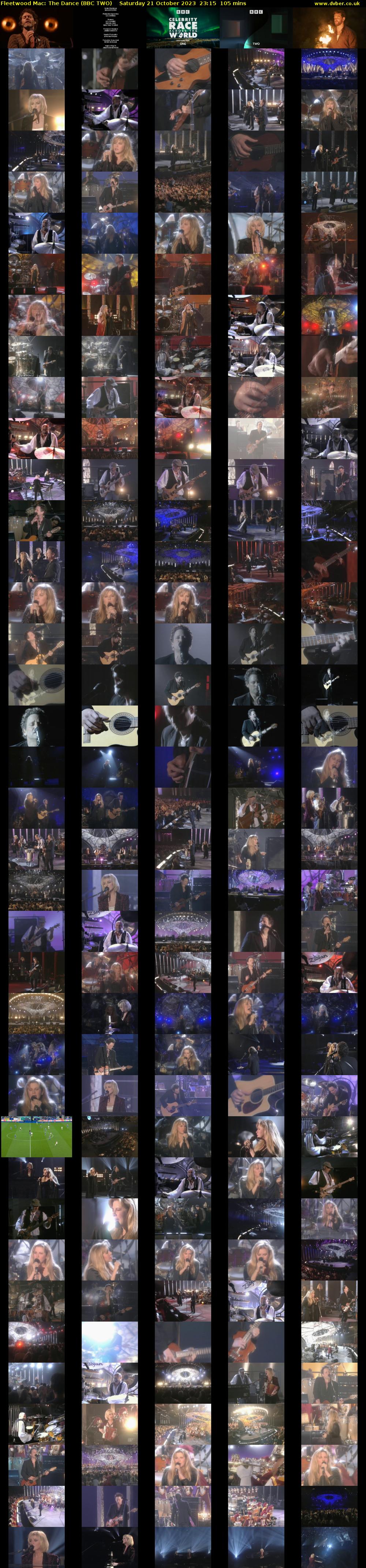 Fleetwood Mac: The Dance (BBC TWO) Saturday 21 October 2023 23:15 - 01:00