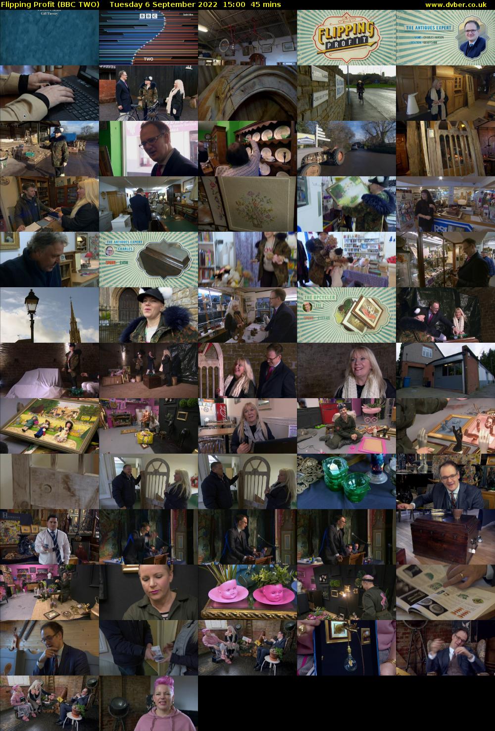 Flipping Profit (BBC TWO) Tuesday 6 September 2022 15:00 - 15:45
