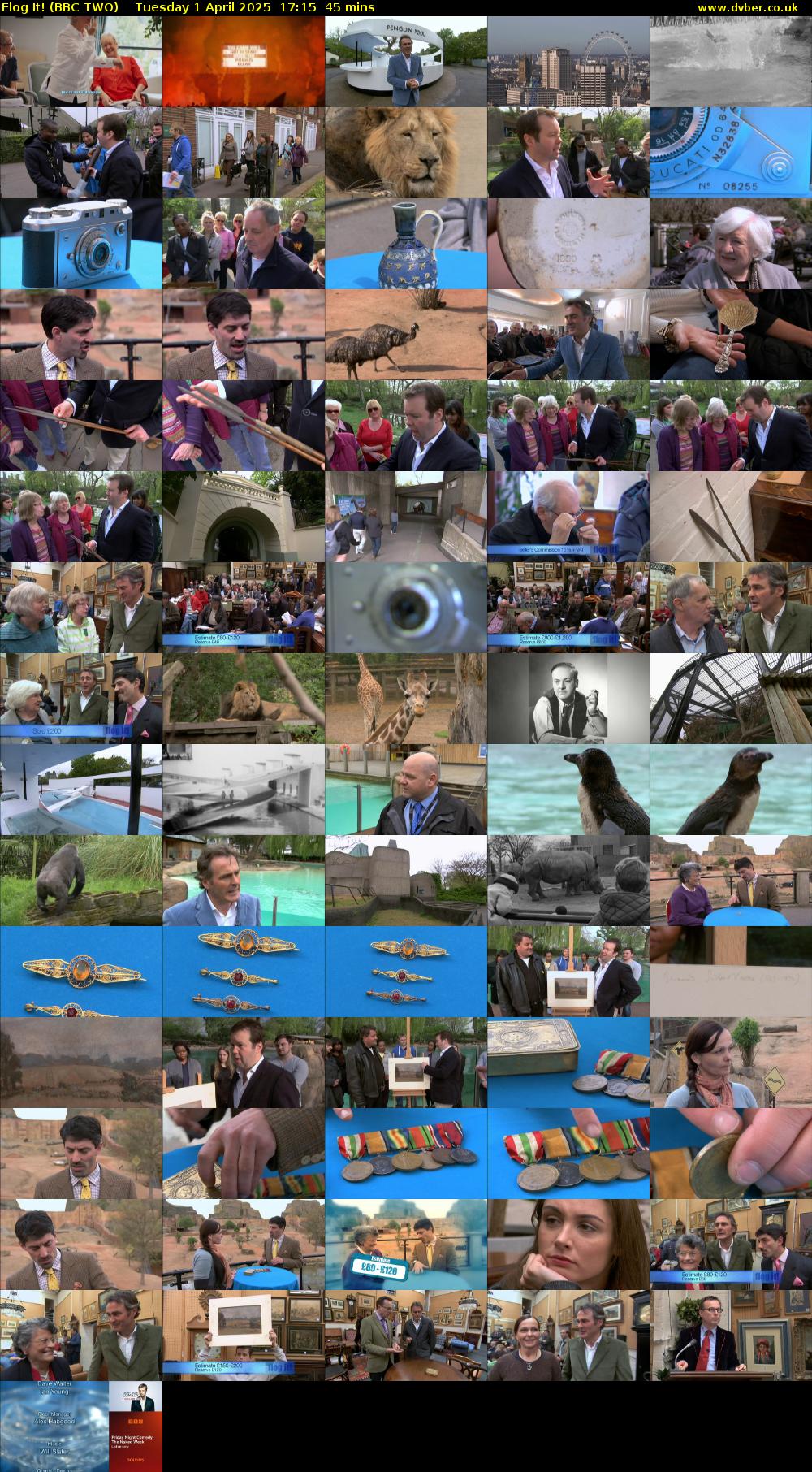 Flog It! (BBC TWO) Tuesday 1 April 2025 17:15 - 18:00