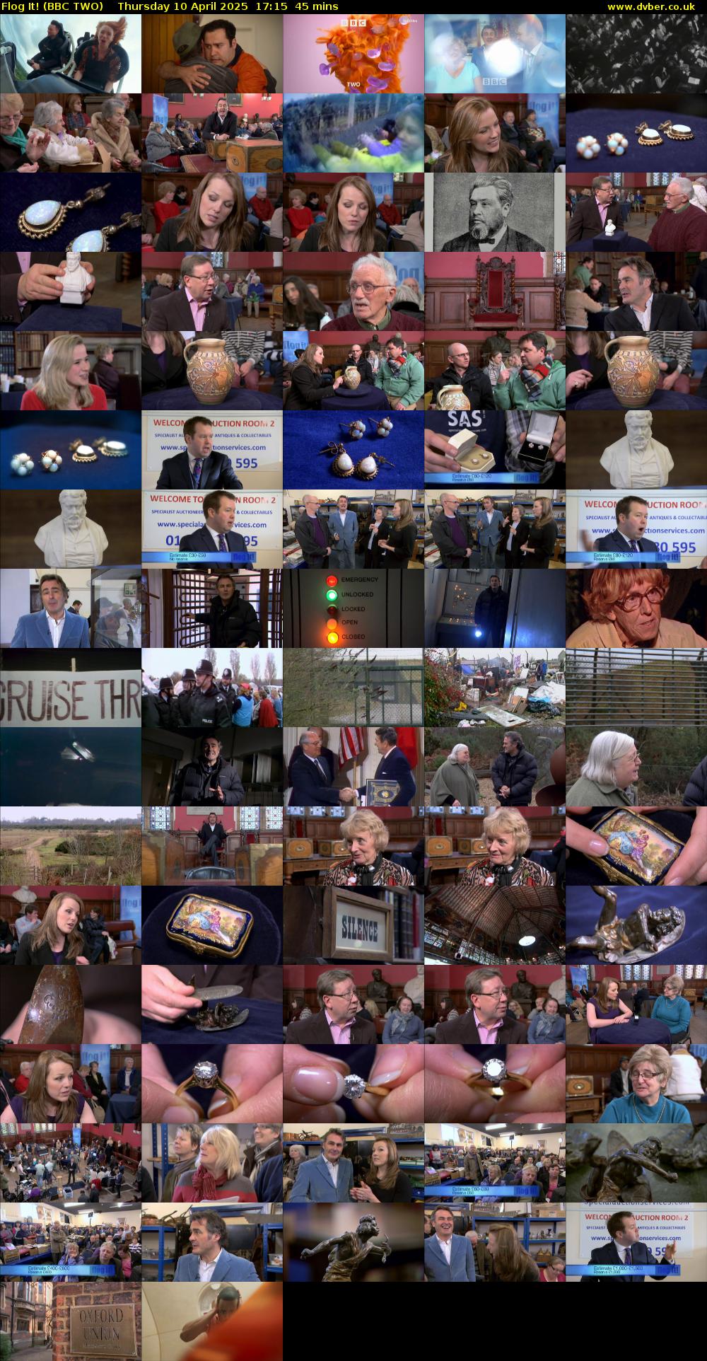 Flog It! (BBC TWO) Thursday 10 April 2025 17:15 - 18:00
