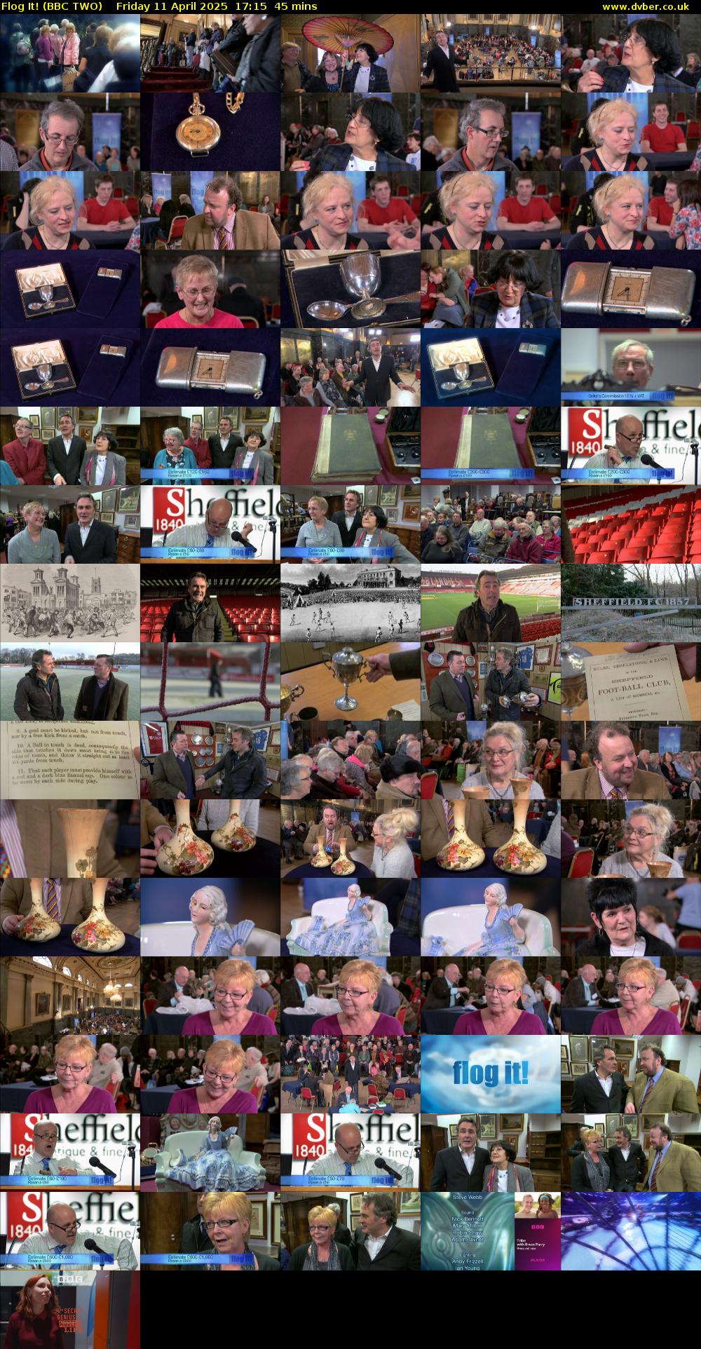 Flog It! (BBC TWO) Friday 11 April 2025 17:15 - 18:00
