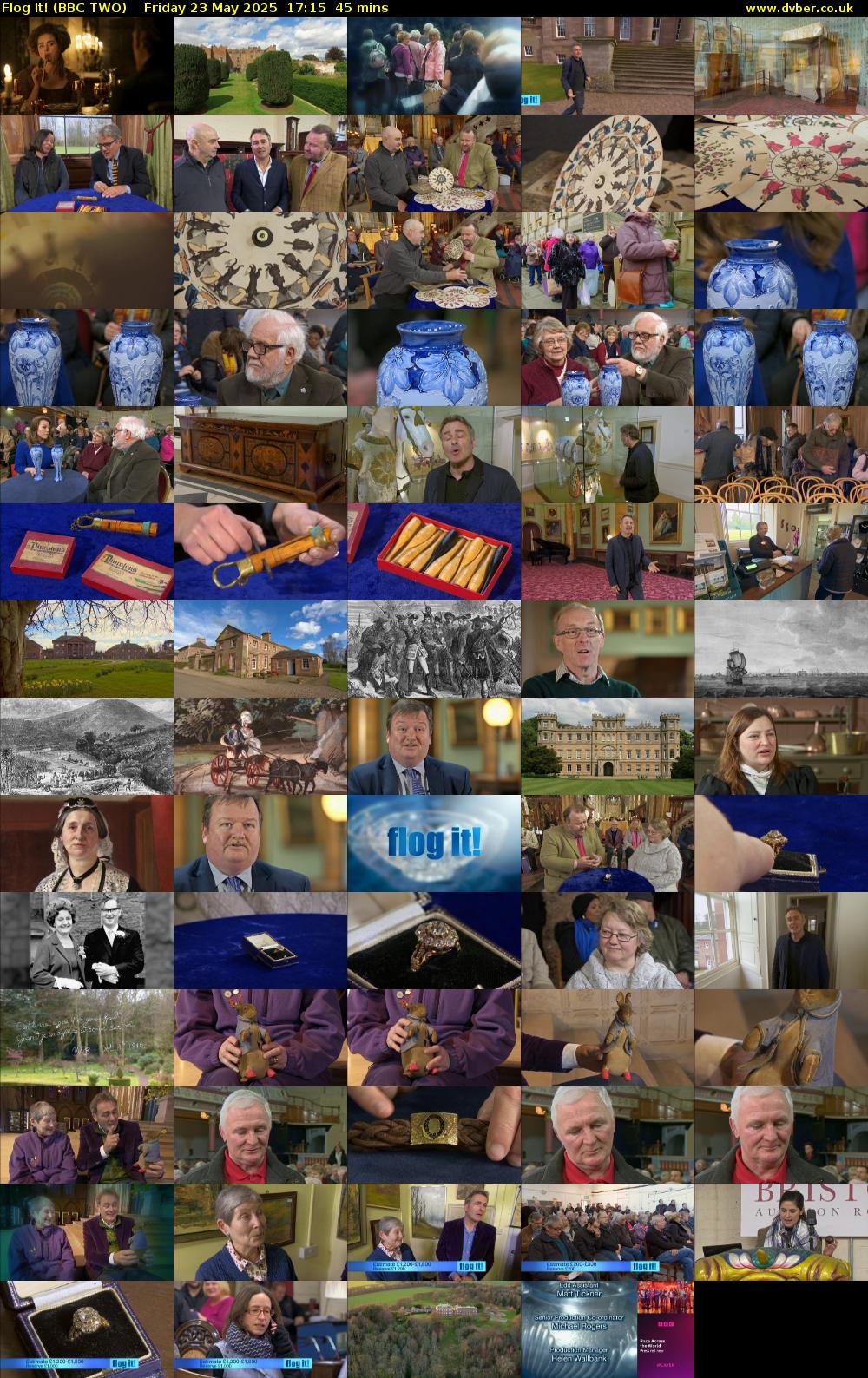 Flog It! (BBC TWO) Friday 23 May 2025 17:15 - 18:00