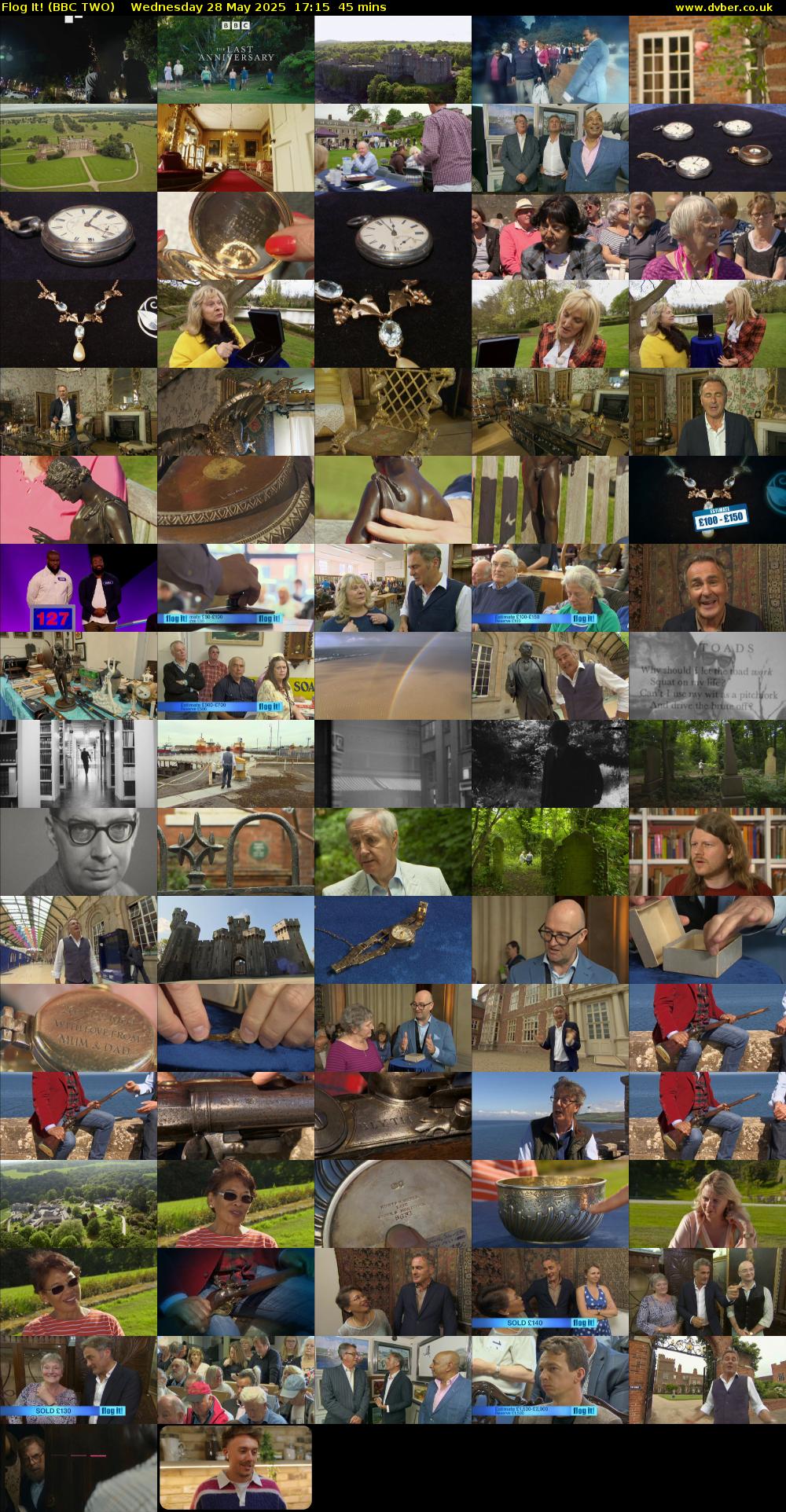 Flog It! (BBC TWO) Wednesday 28 May 2025 17:15 - 18:00
