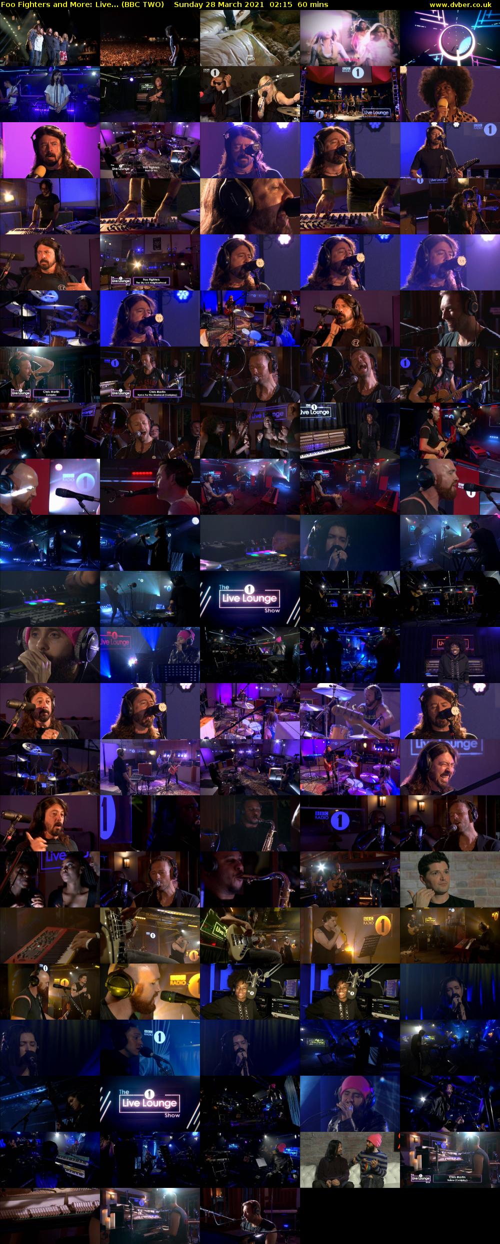Foo Fighters and More: Live... (BBC TWO) Sunday 28 March 2021 02:15 - 03:15