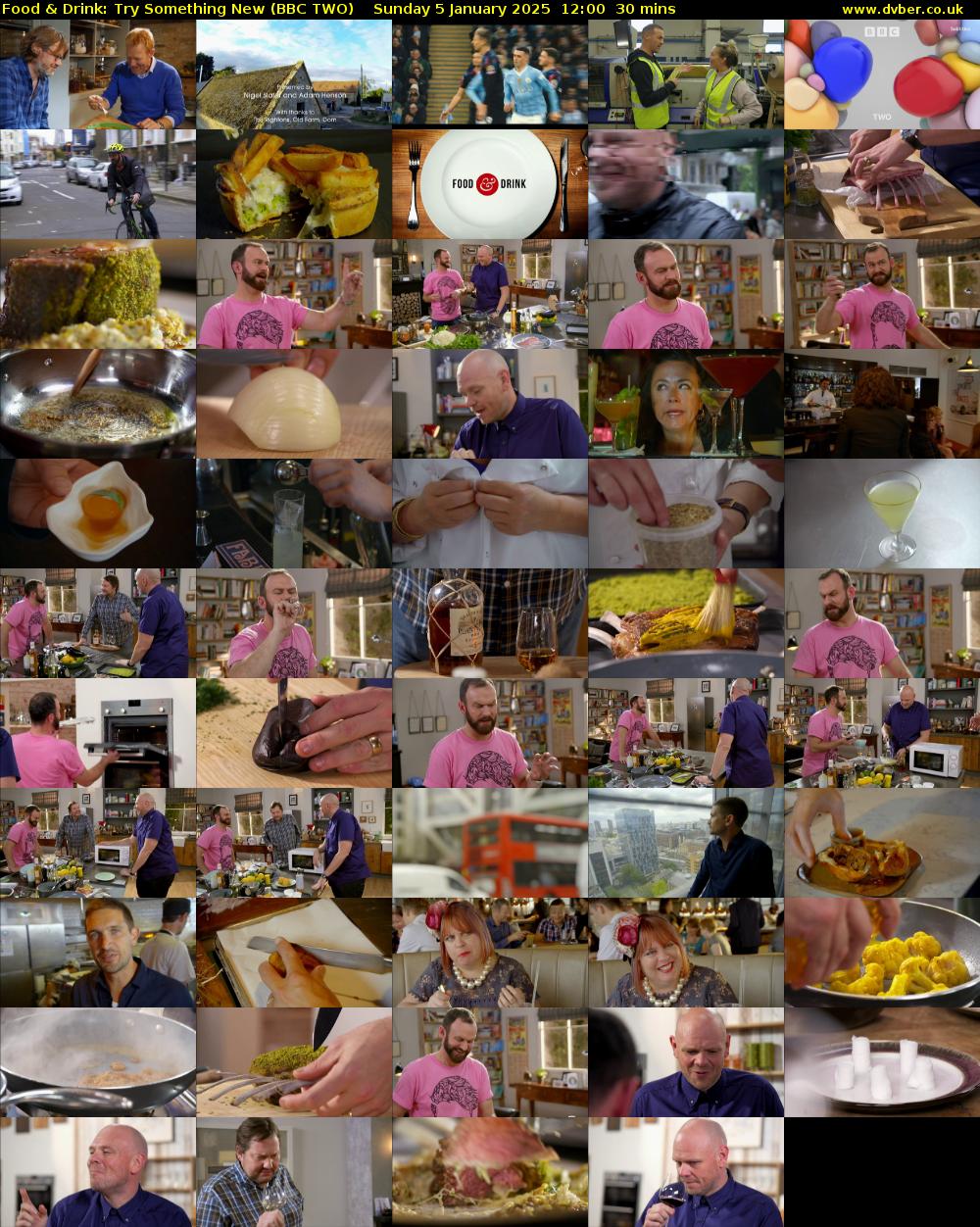 Food & Drink: Try Something New (BBC TWO) Sunday 5 January 2025 12:00 - 12:30