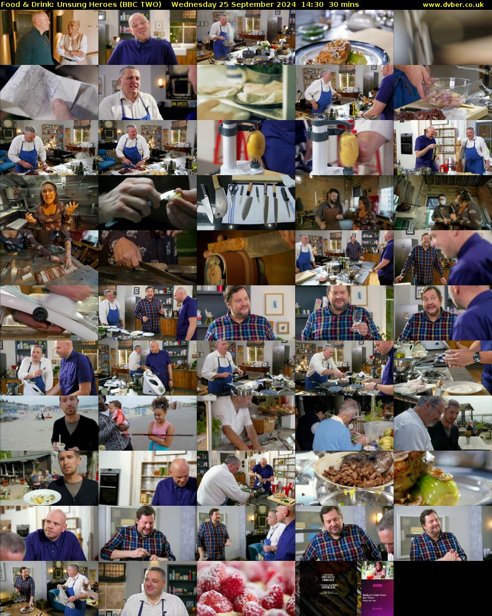 Food & Drink: Unsung Heroes (BBC TWO) Wednesday 25 September 2024 14:30 - 15:00