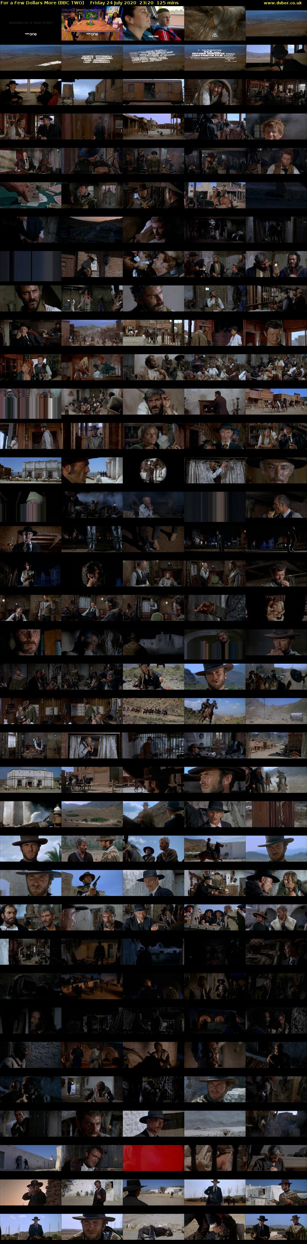 For a Few Dollars More (BBC TWO) Friday 24 July 2020 23:20 - 01:25