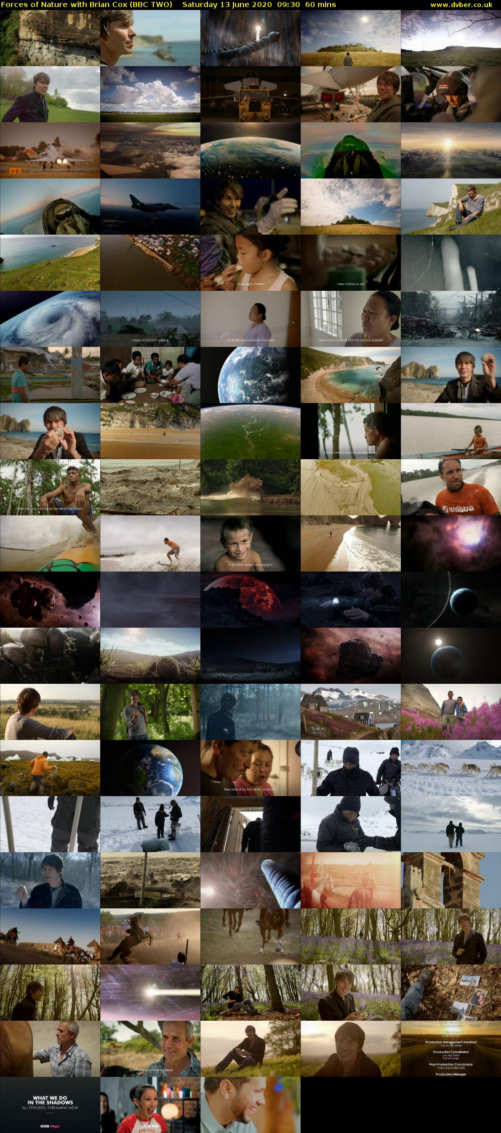 Forces of Nature with Brian Cox (BBC TWO) Saturday 13 June 2020 09:30 - 10:30