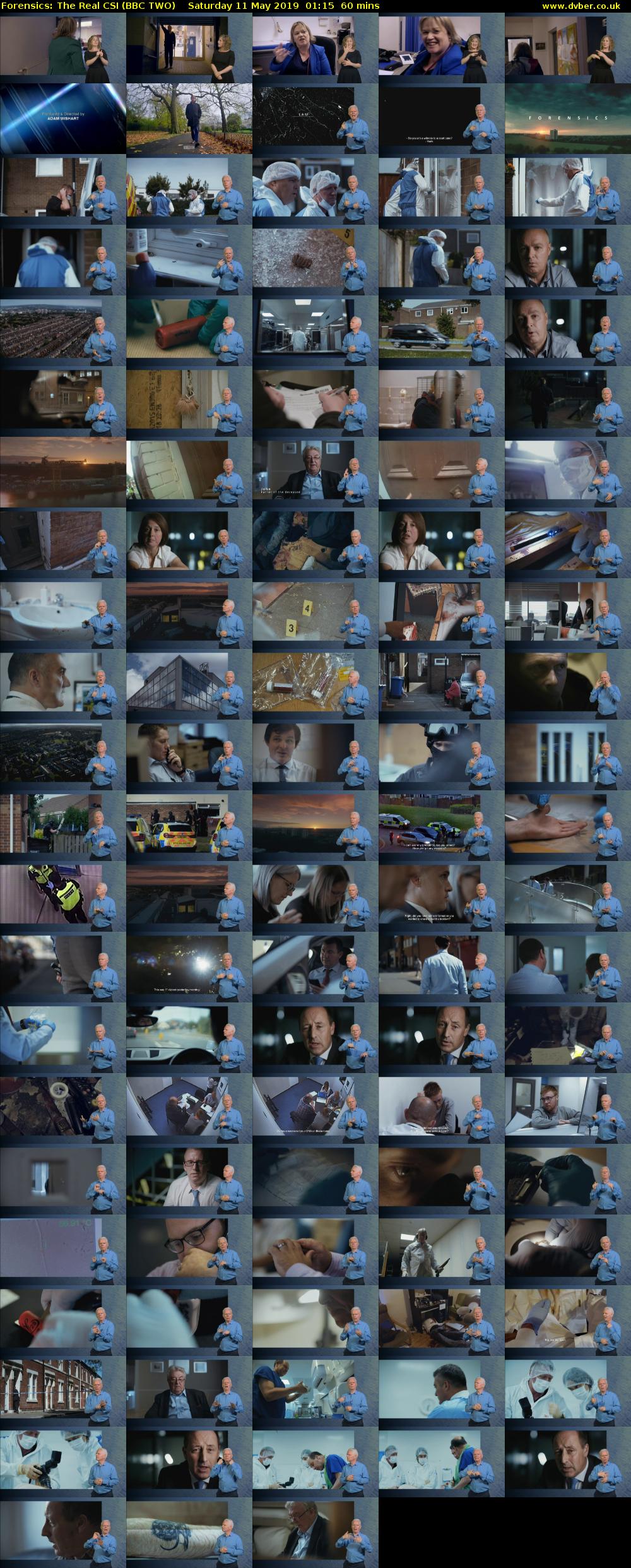 Forensics: The Real CSI (BBC TWO) Saturday 11 May 2019 01:15 - 02:15