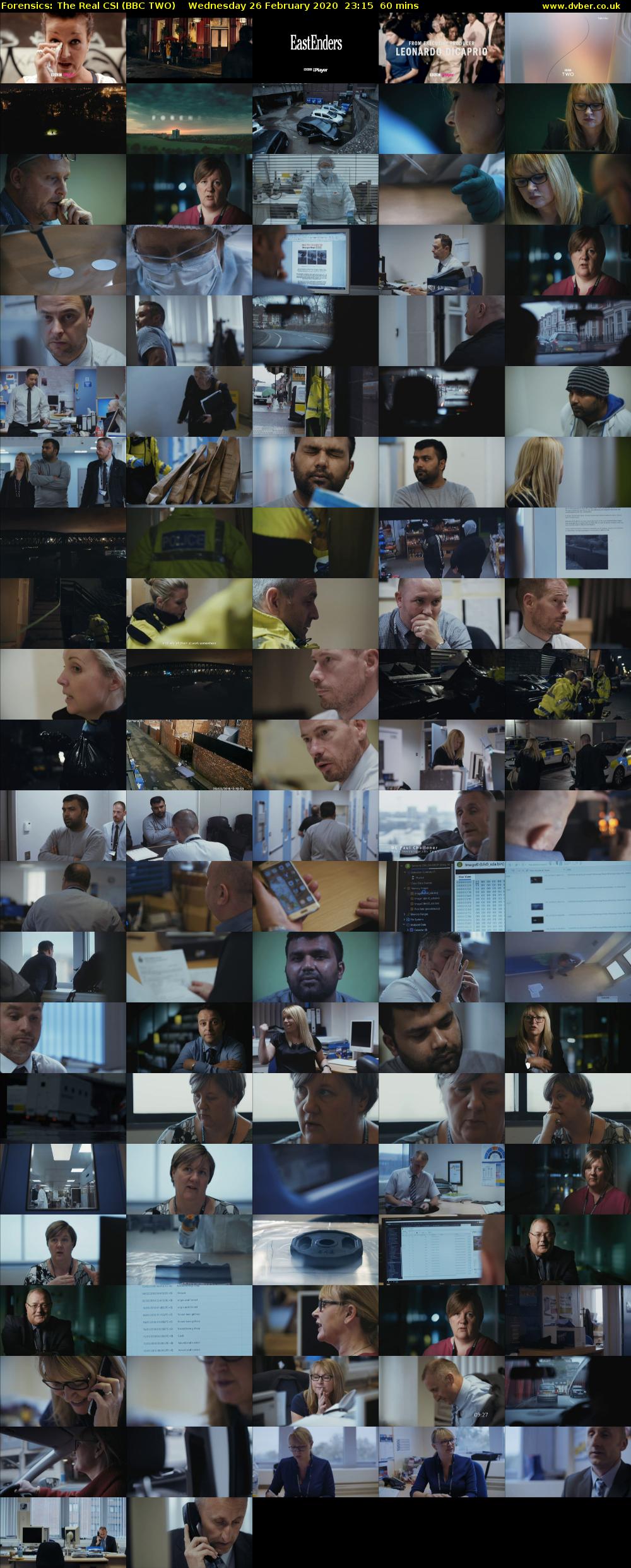 Forensics: The Real CSI (BBC TWO) Wednesday 26 February 2020 23:15 - 00:15