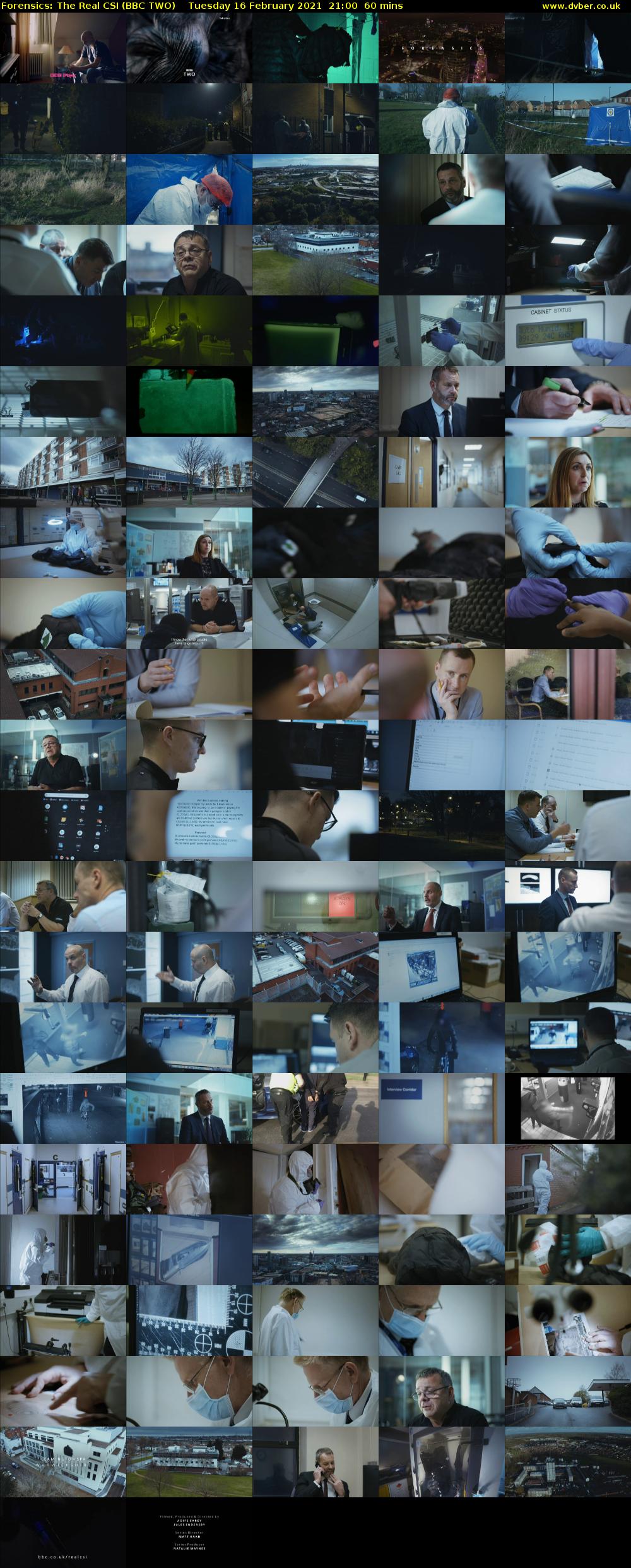 Forensics: The Real CSI (BBC TWO) Tuesday 16 February 2021 21:00 - 22:00