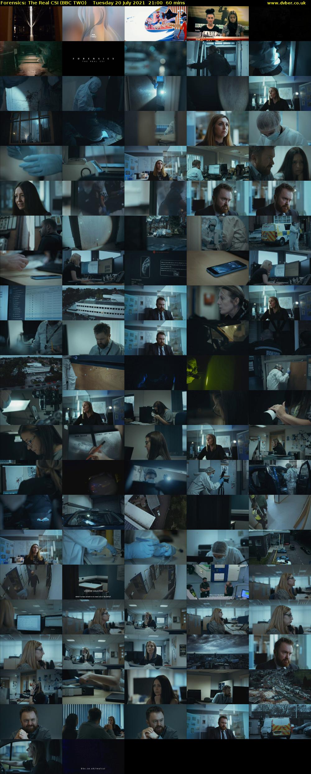Forensics: The Real CSI (BBC TWO) Tuesday 20 July 2021 21:00 - 22:00