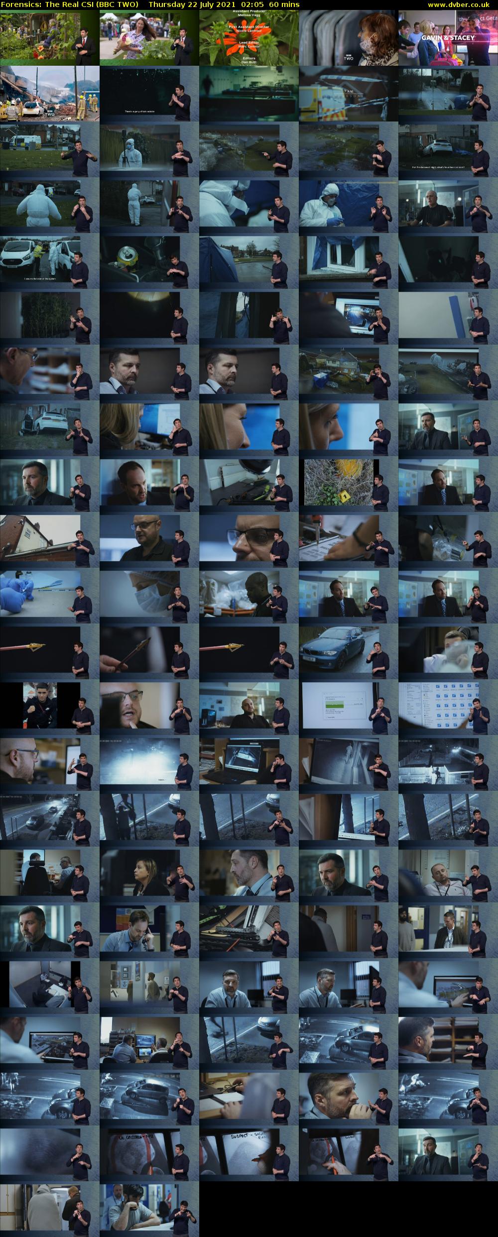 Forensics: The Real CSI (BBC TWO) Thursday 22 July 2021 02:05 - 03:05